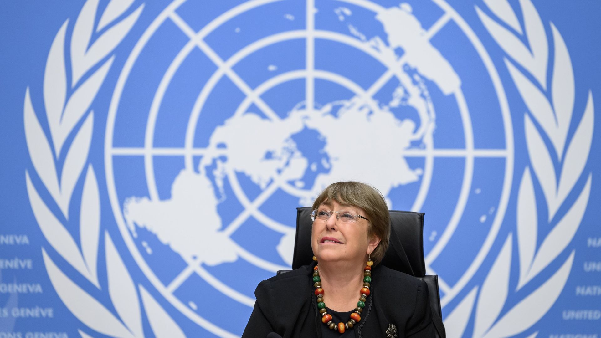 UN High Commissioner for Human Rights Michelle Bachelet in Geneva in December 2020.