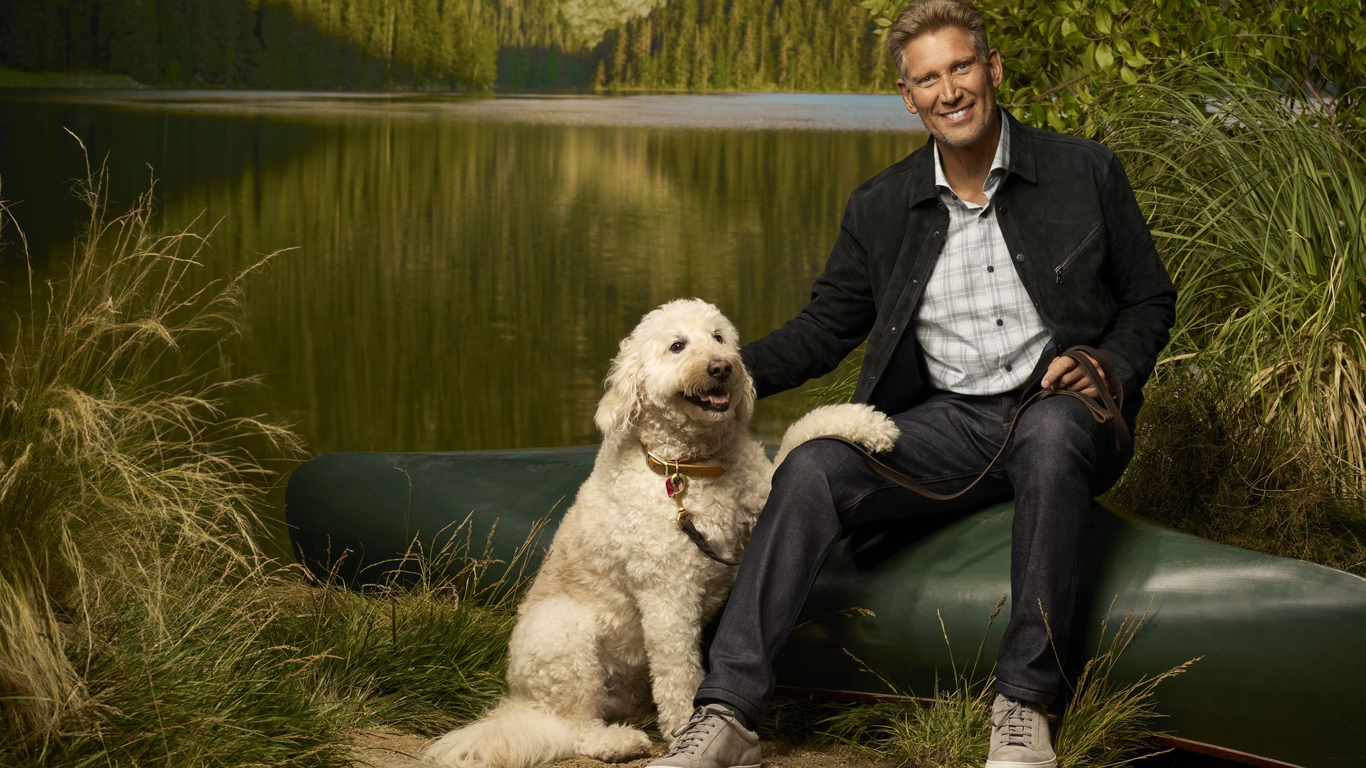The Bachelor Gerry Turner with his dog