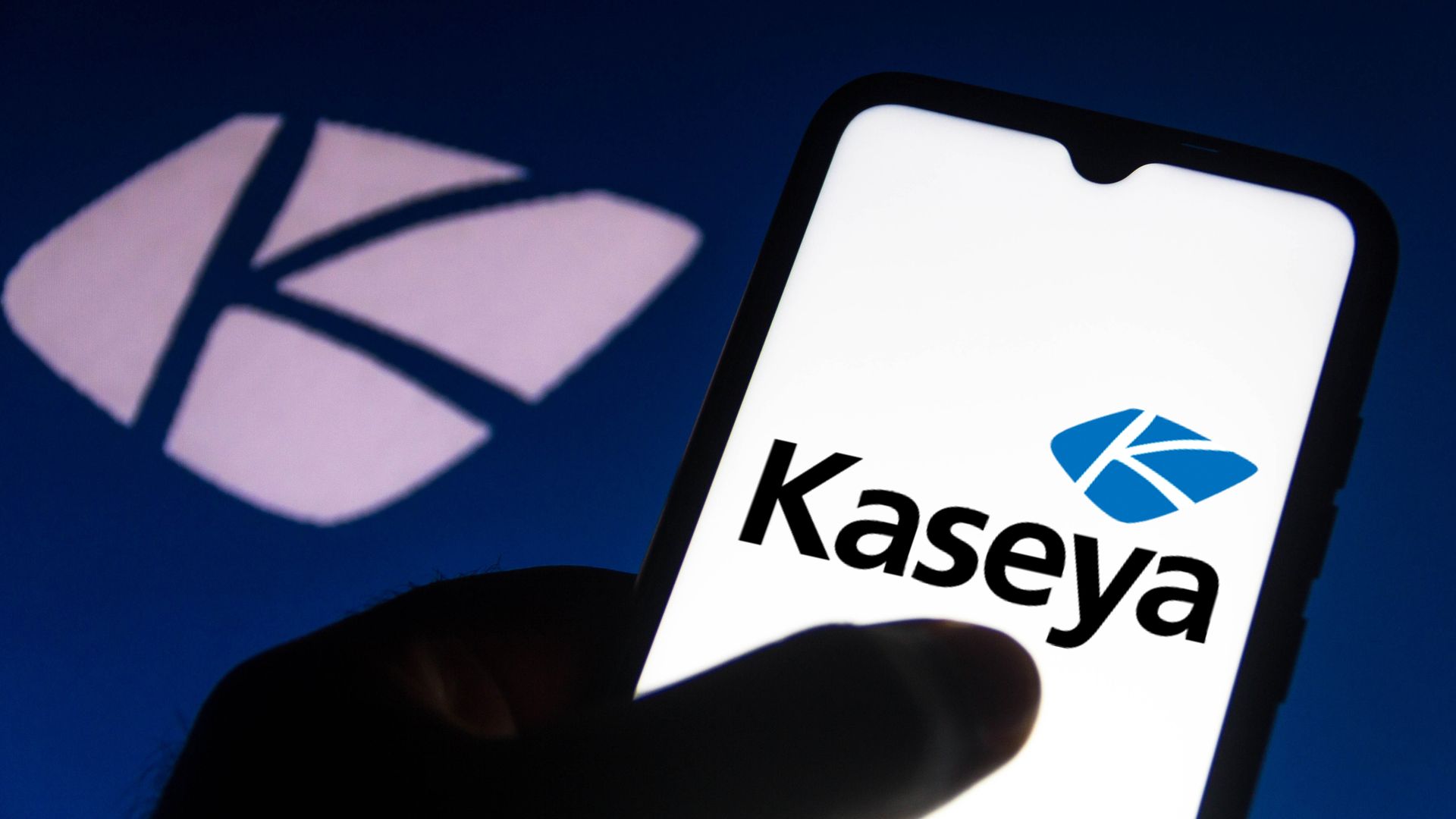 Photo of Kaseya logo.