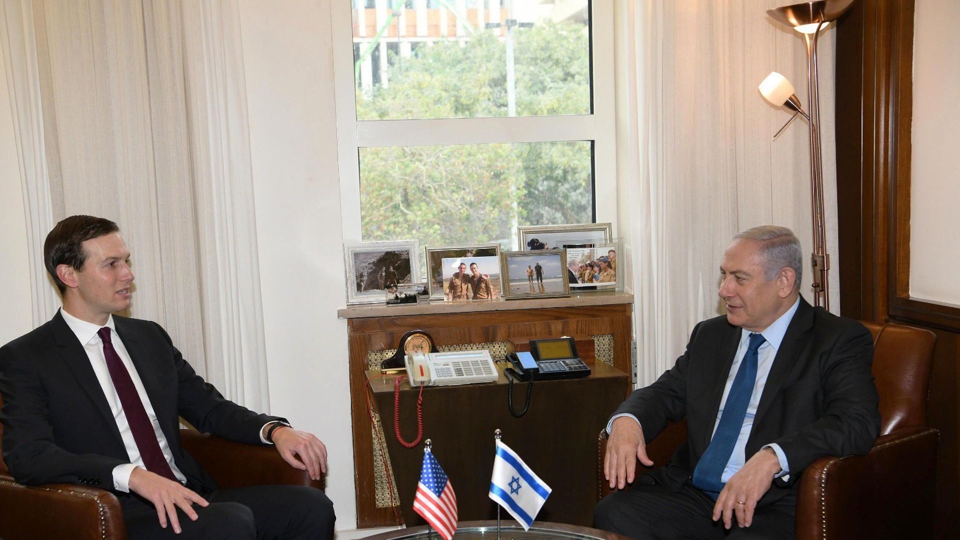 President Donald Trump's envoy Jared Kushner and Israeli Prime Minister Benjamin Netanyahu in 2019.