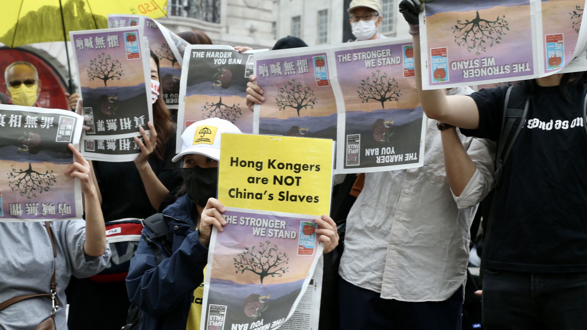 Apple Daily protest