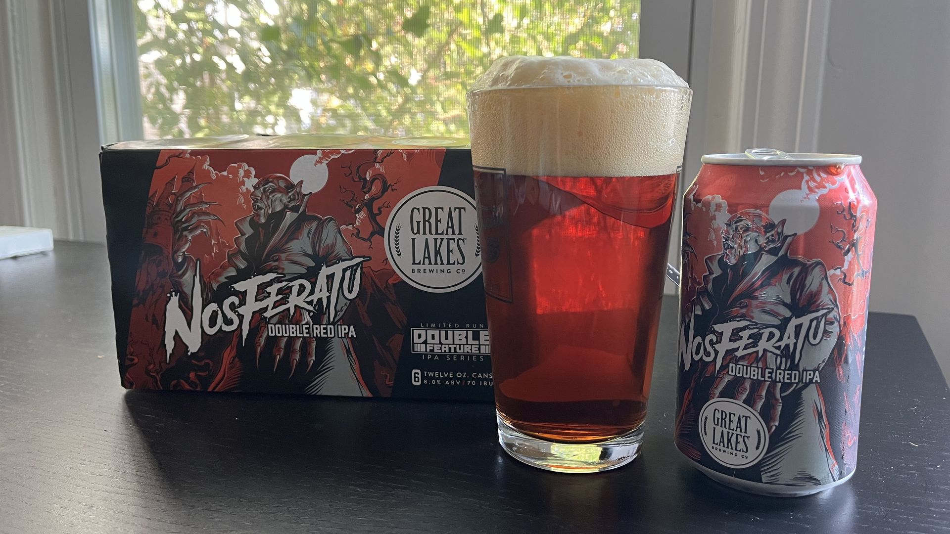 Great Lakes Brewing Company's Nosferatu beer.