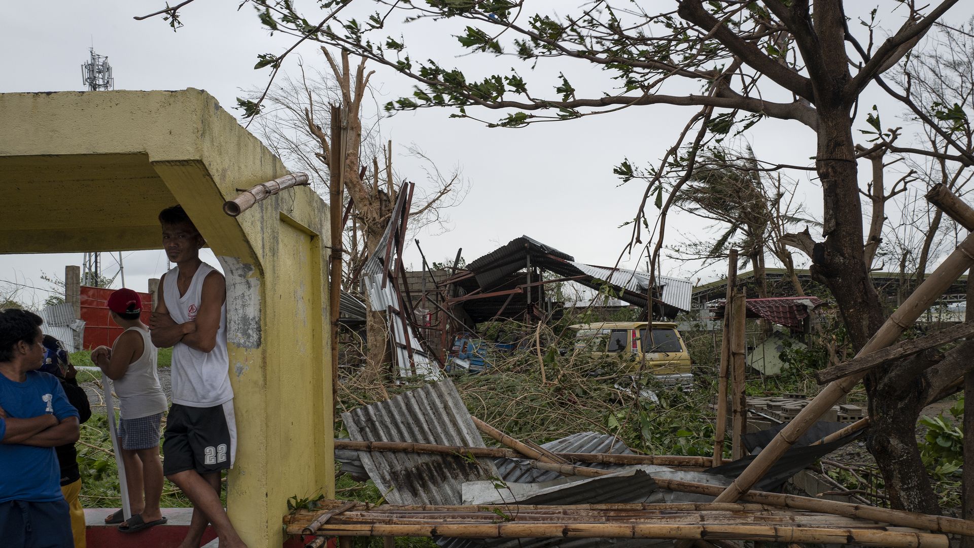 Damage done by Super Typhoon Mangkhut