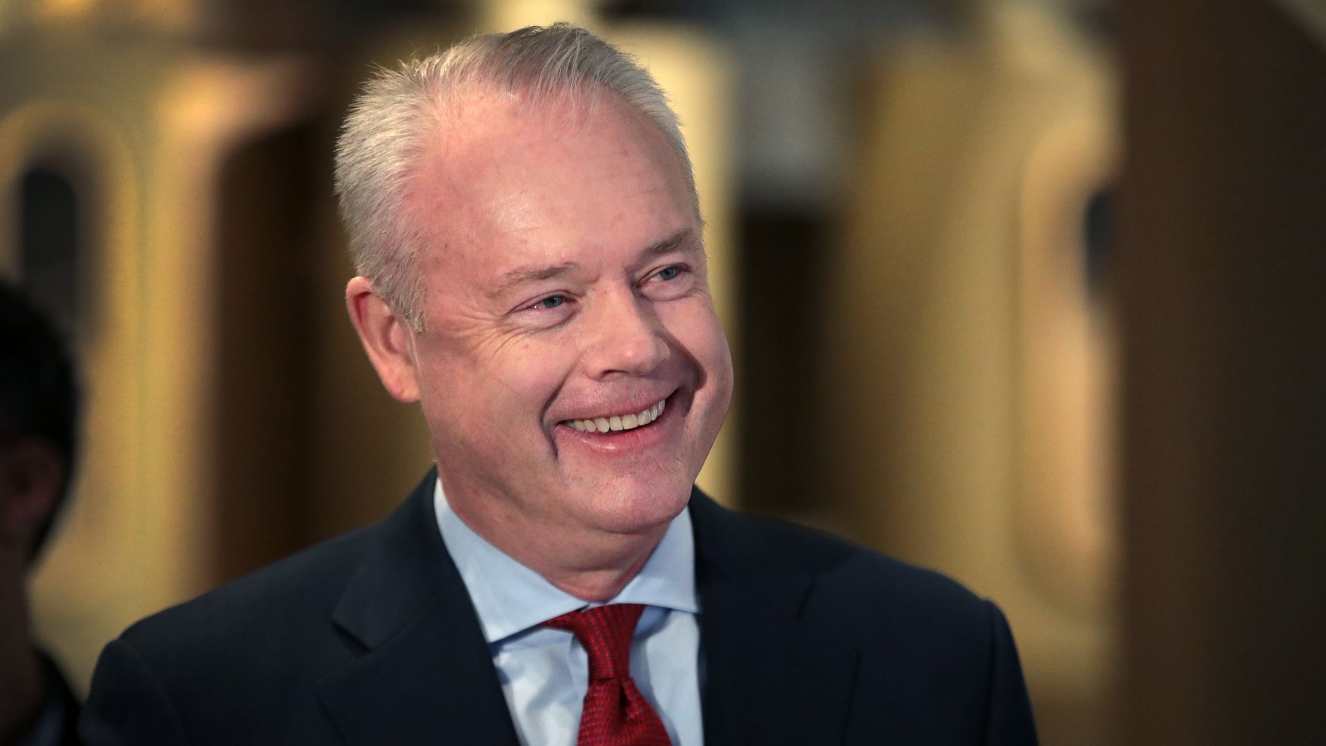 Starbuck CEO Kevin Johnson in Chicago in 2019.