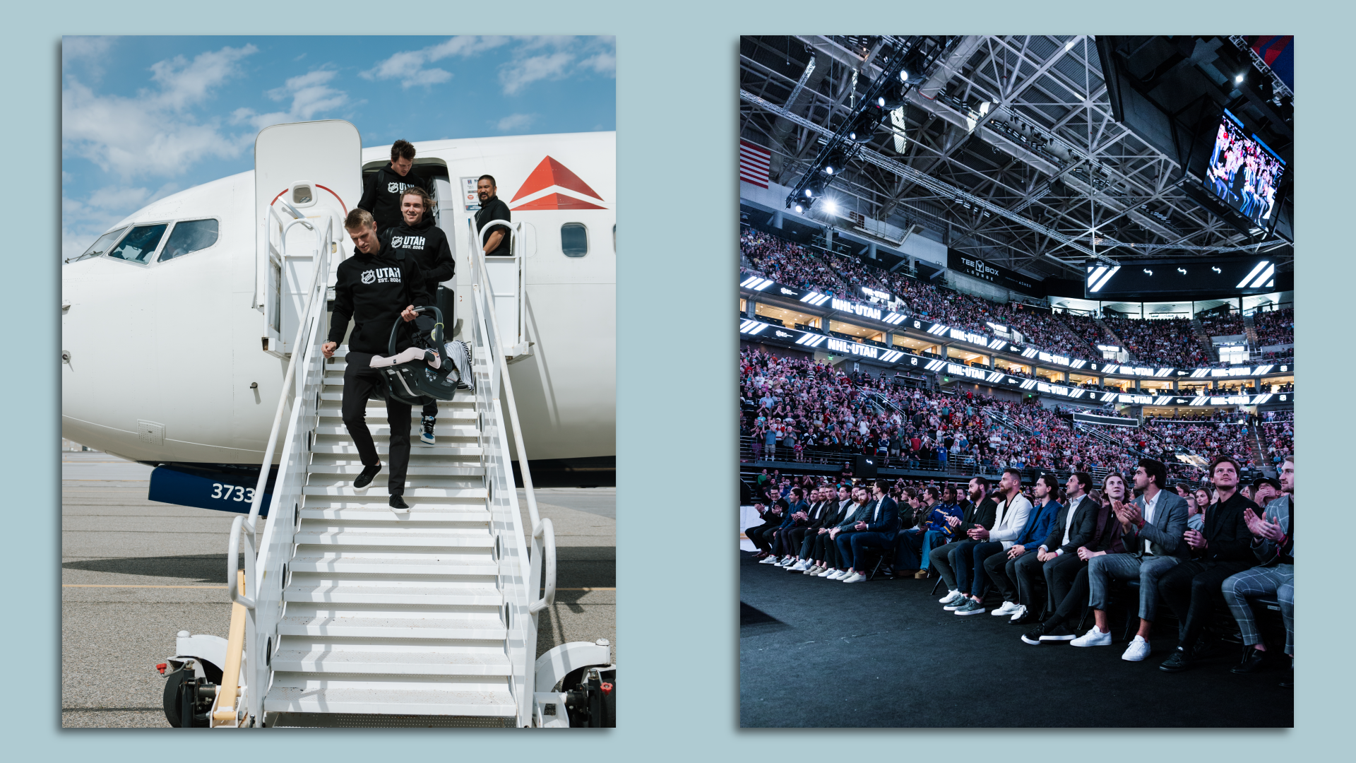 Utah's NHL team lands in Utah. 