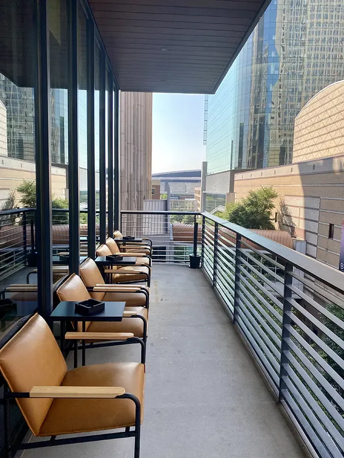 havana smoke cigar lounge balcony uptown