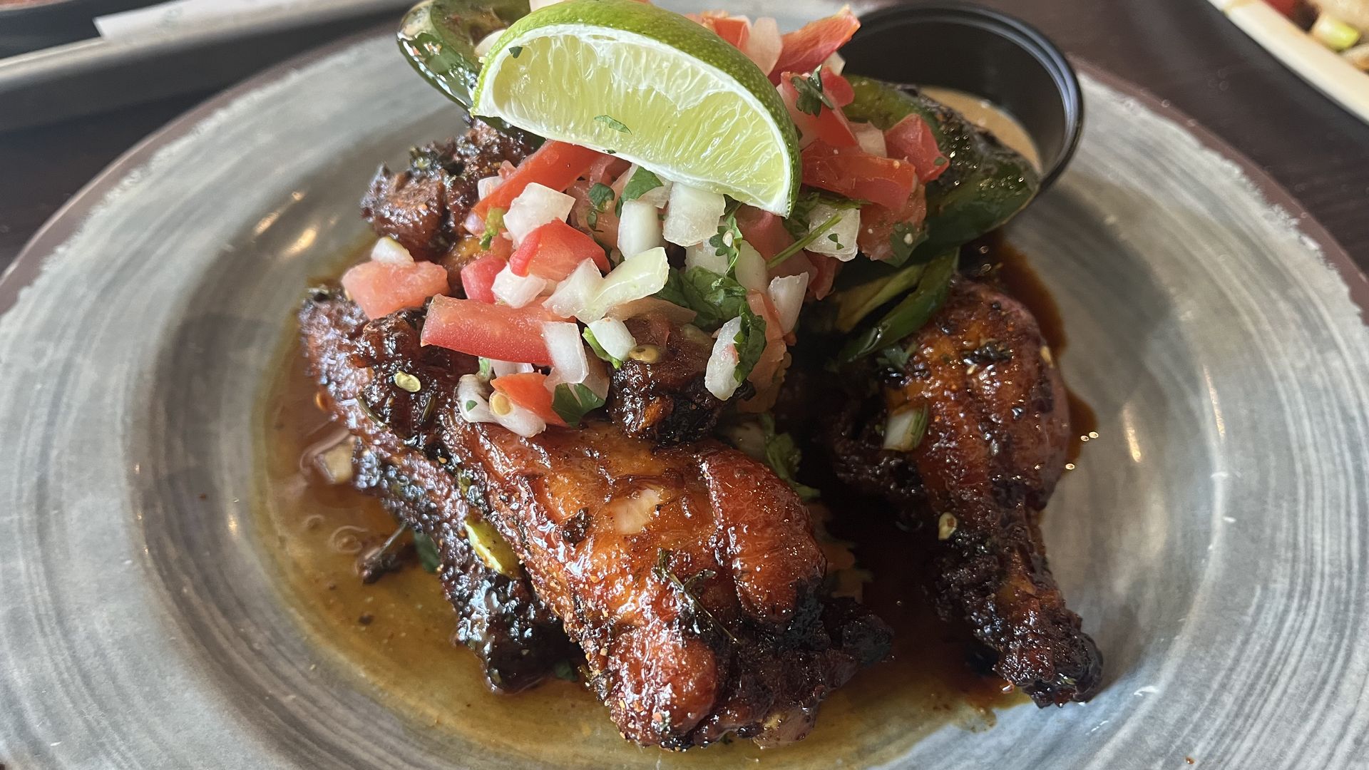 Chicken wings from Pequeño Cantina