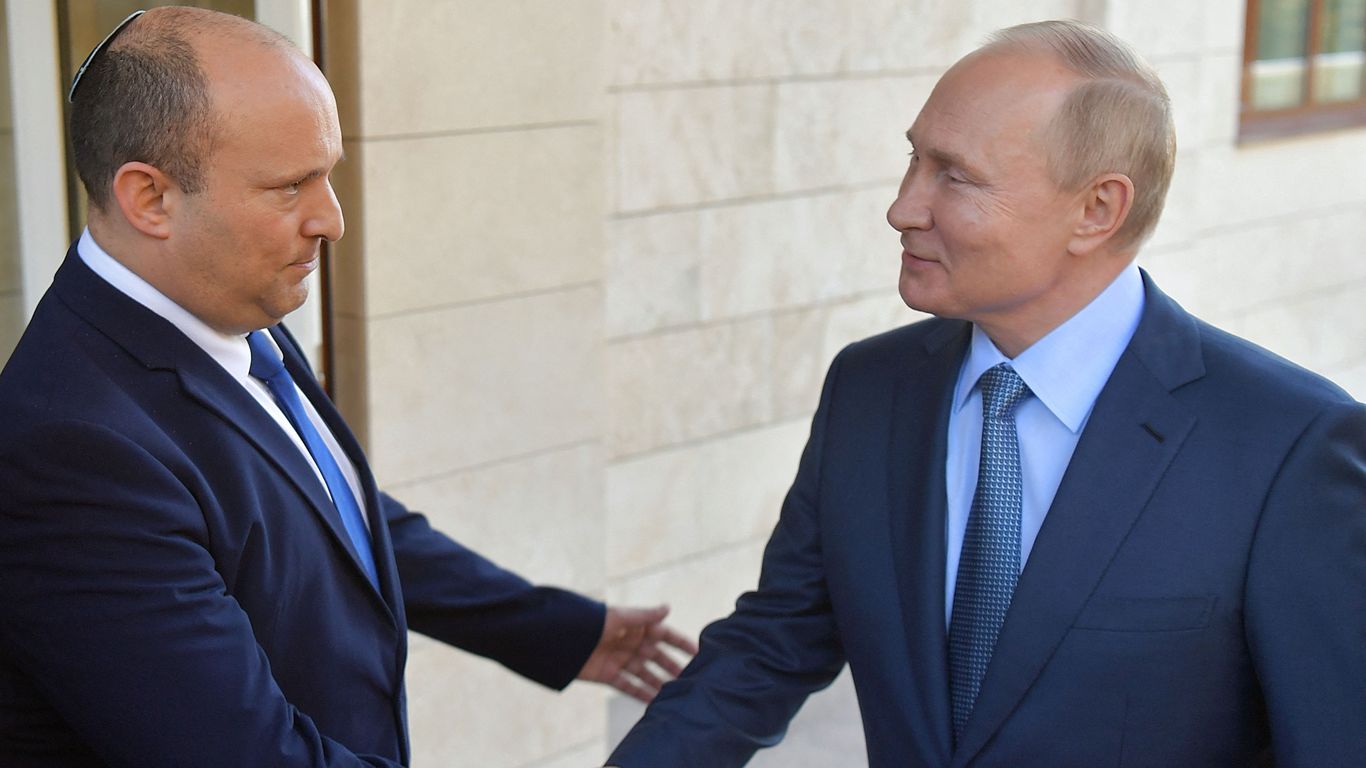 Israeli leader meets Putin to discuss cease fire in Ukraine thumbnail