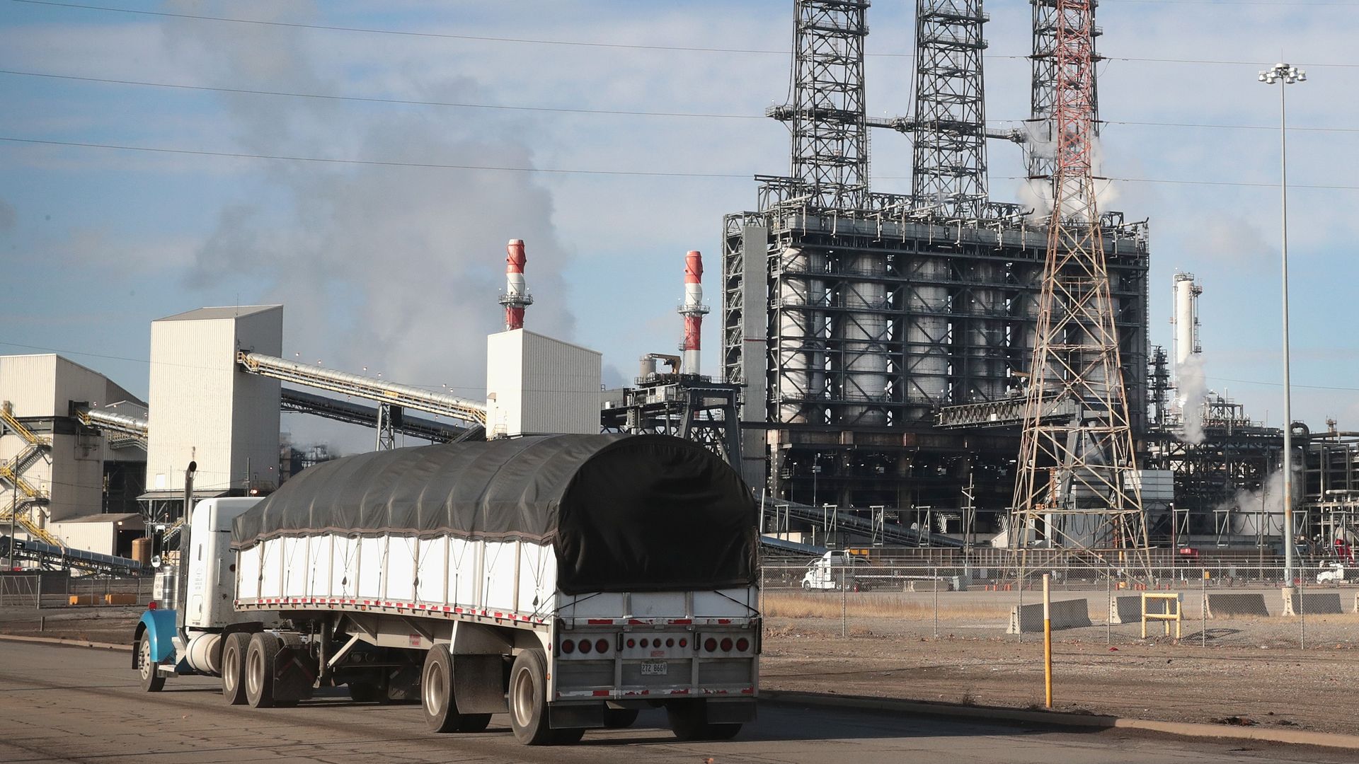 An oil refinery in Whiting, Ind.