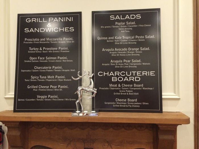 Poplar Street Cafe menu