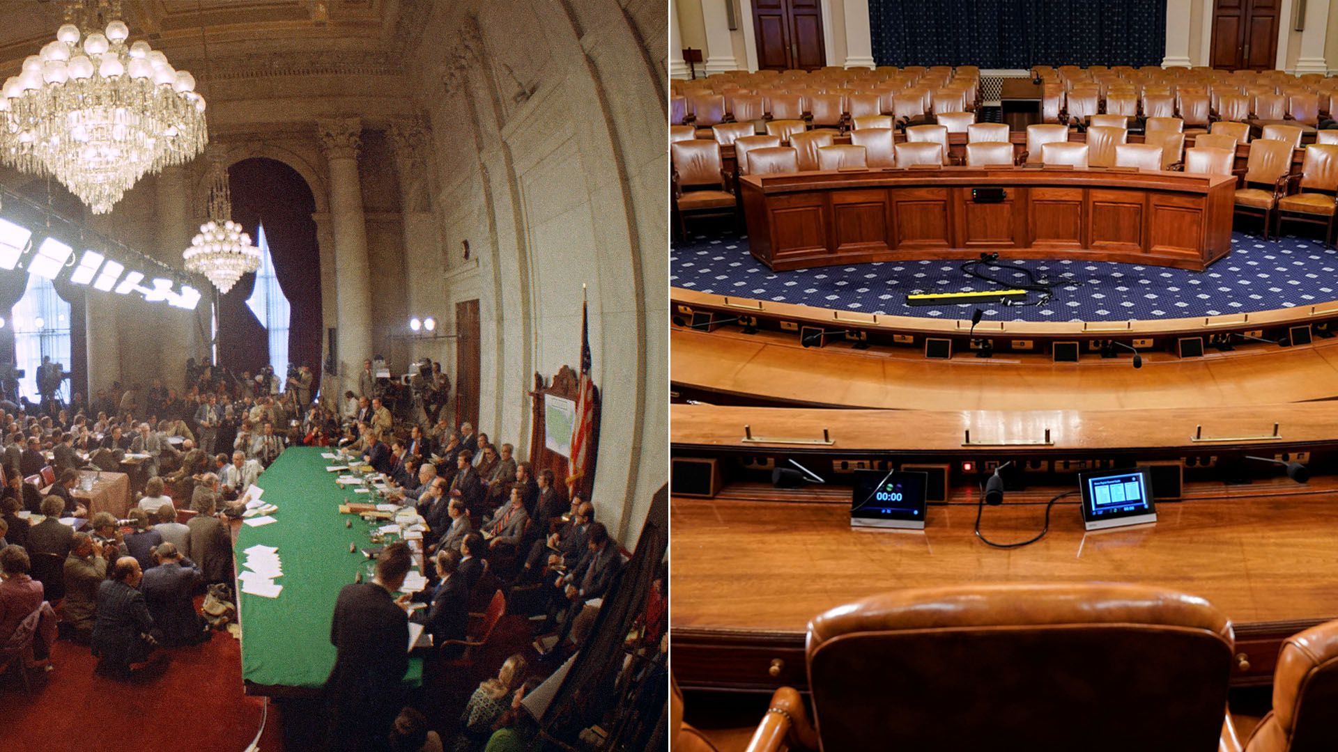 Comparing the Watergate hearings to 2019 #39 s Trump impeachment inquiry