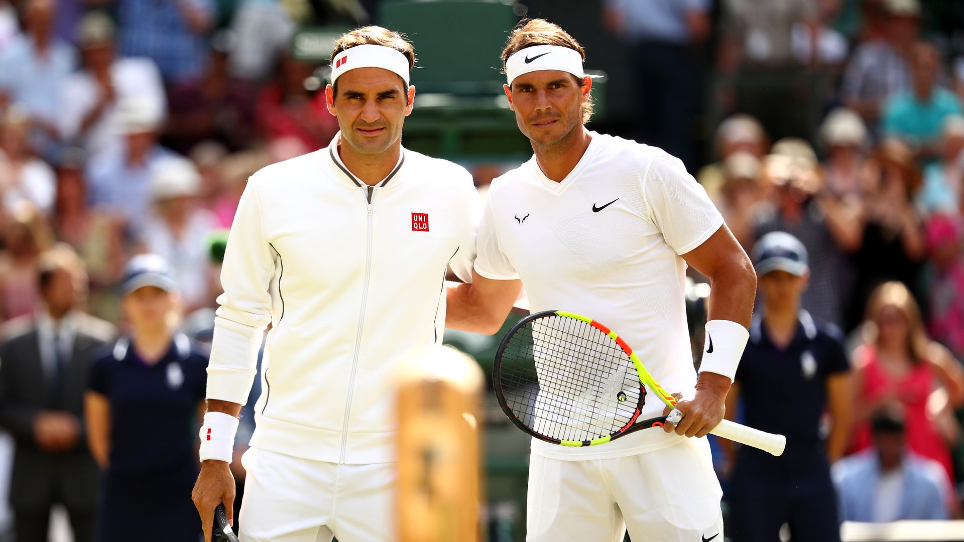 Roger Federer and Rafael Nadal