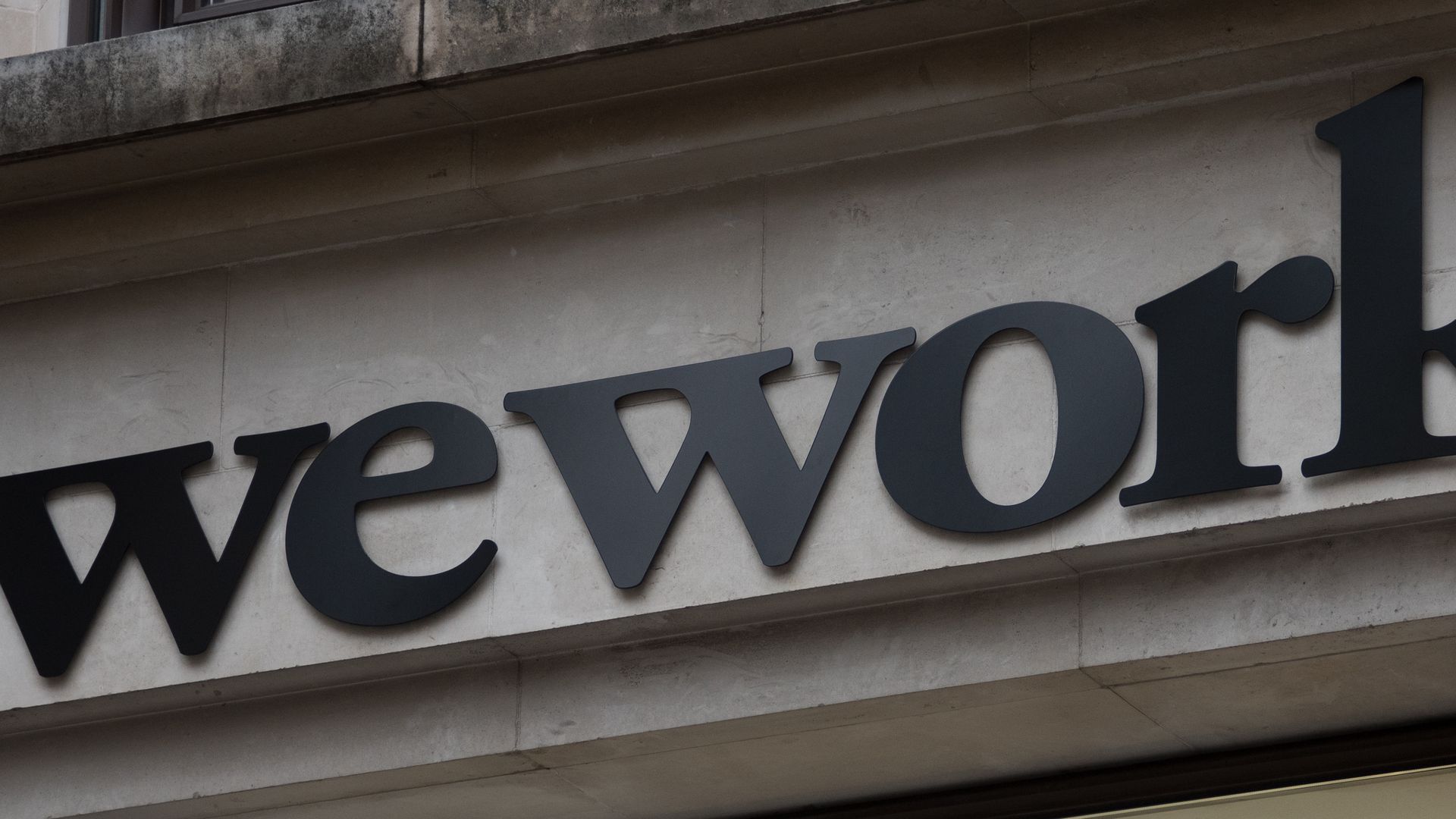 The WeWork logo.