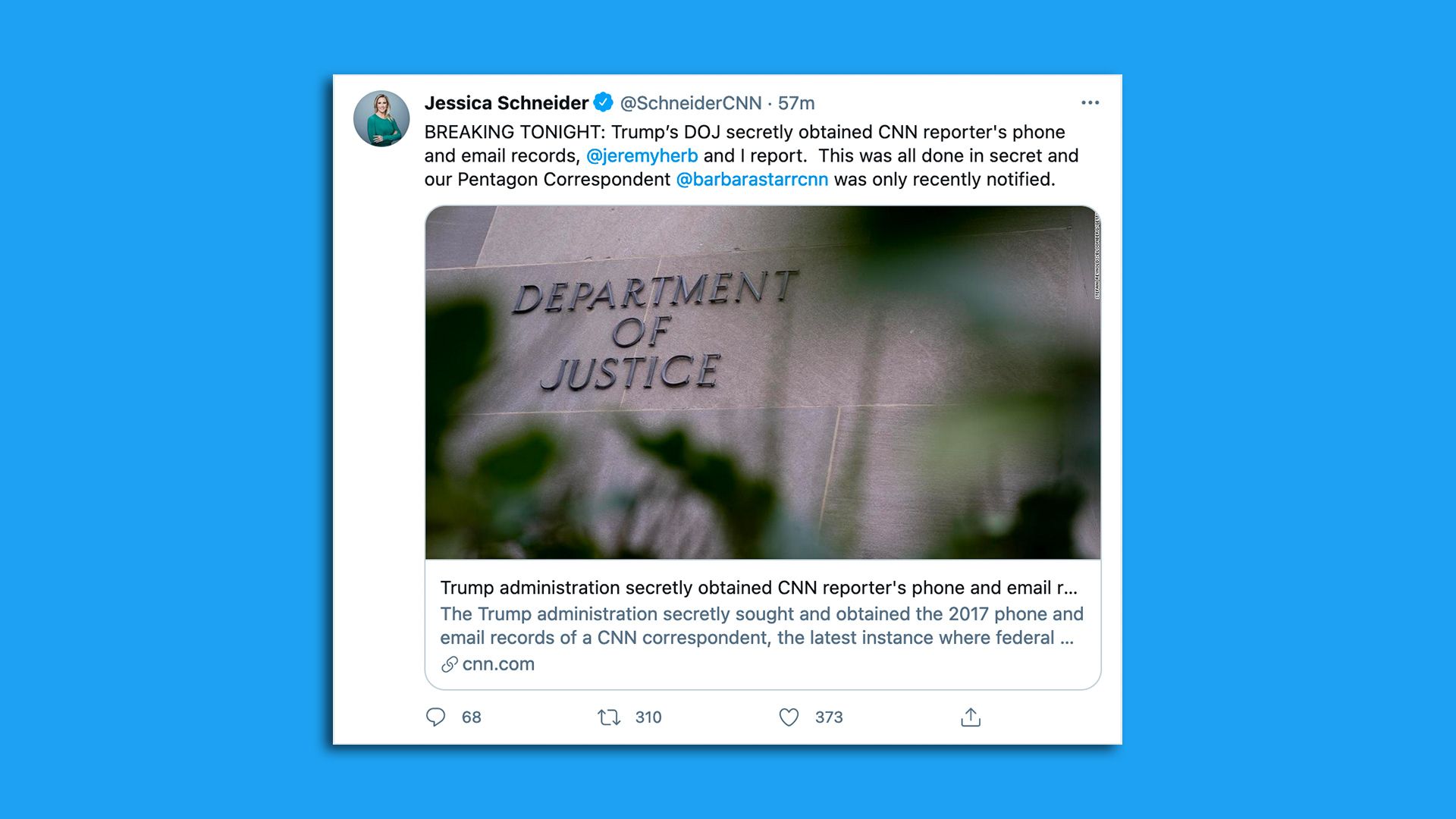 A screenshot of a tweet is seen.