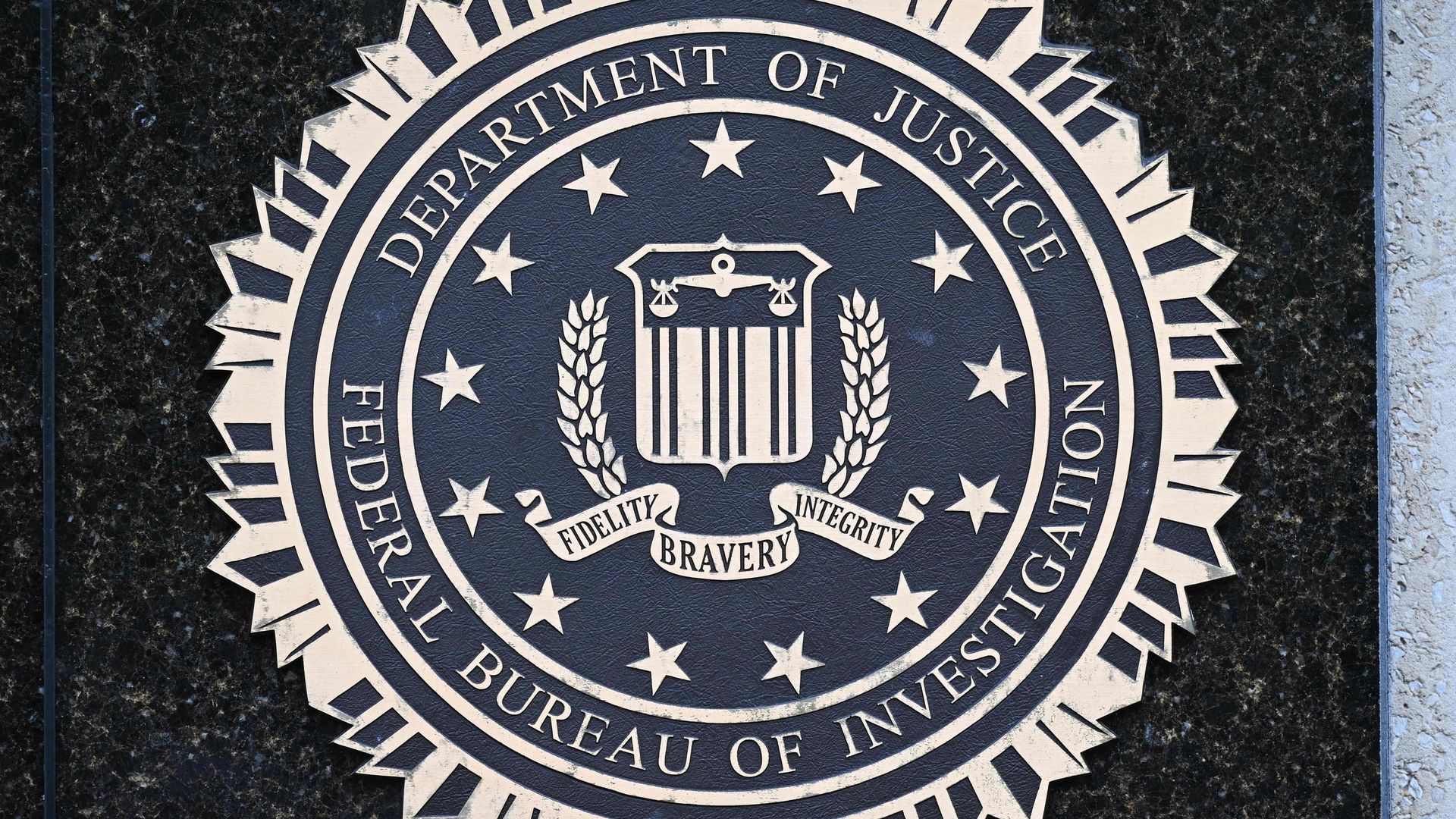 Photo of the FBI seal 