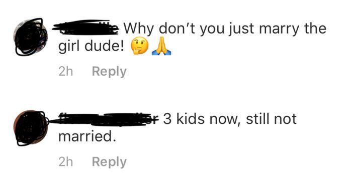 Cam Newton Kia Stevens Instagram Comments 1