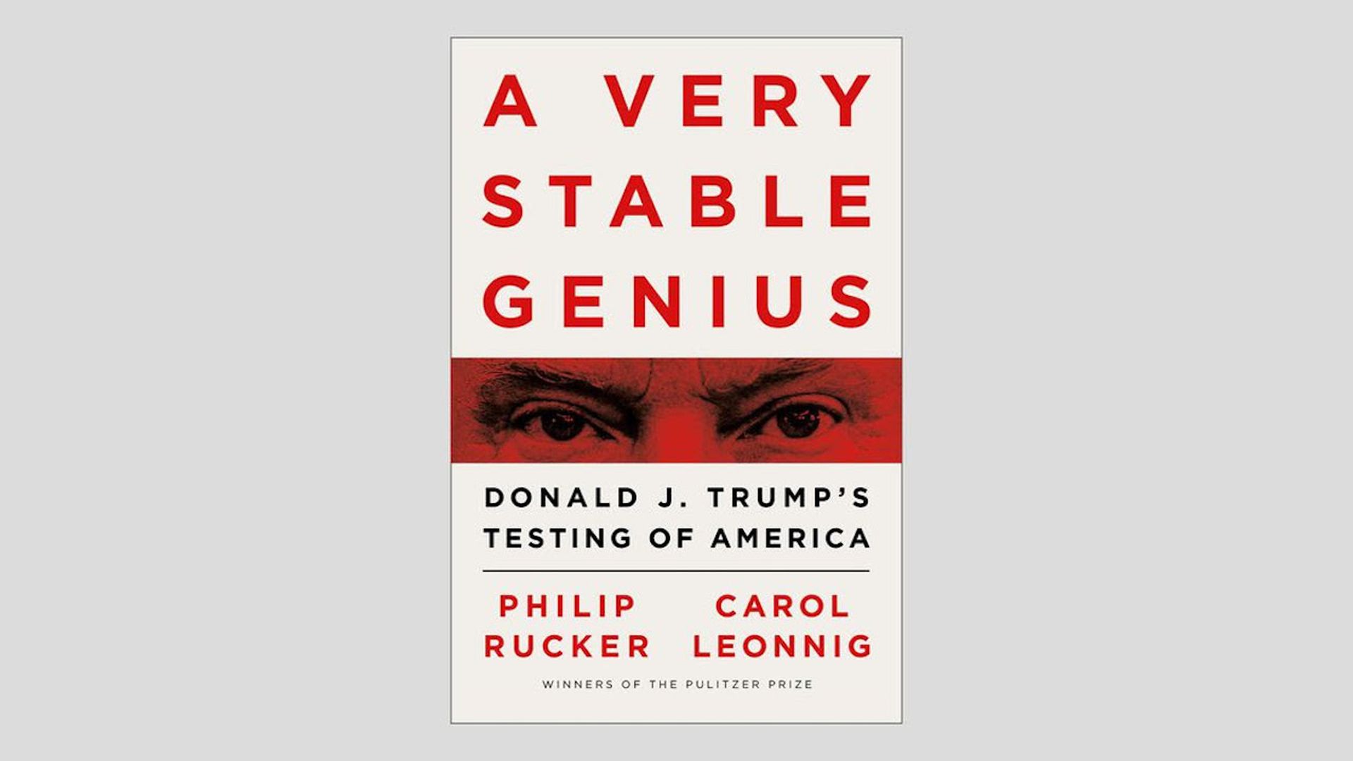 THe cover of the book "A very stable genius"