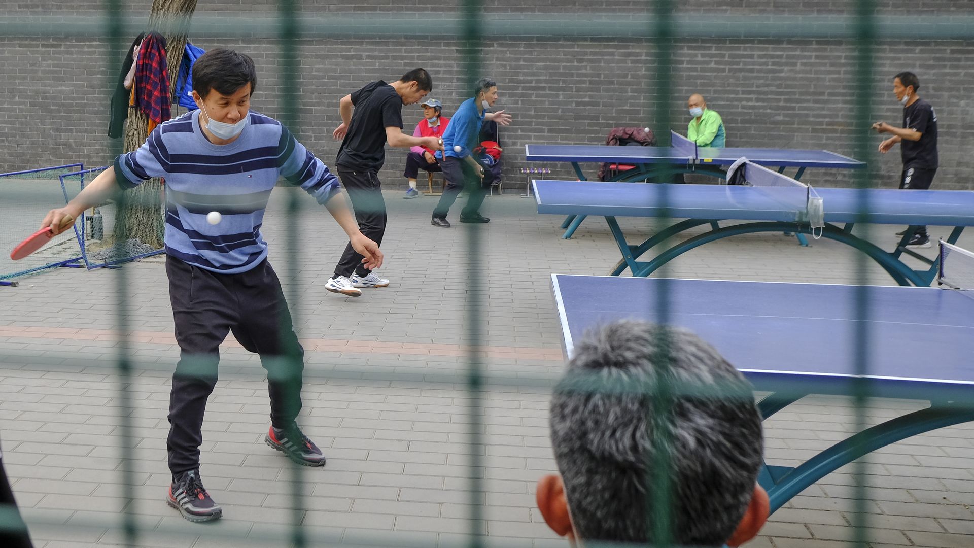 Table tennis played in Beijing 
