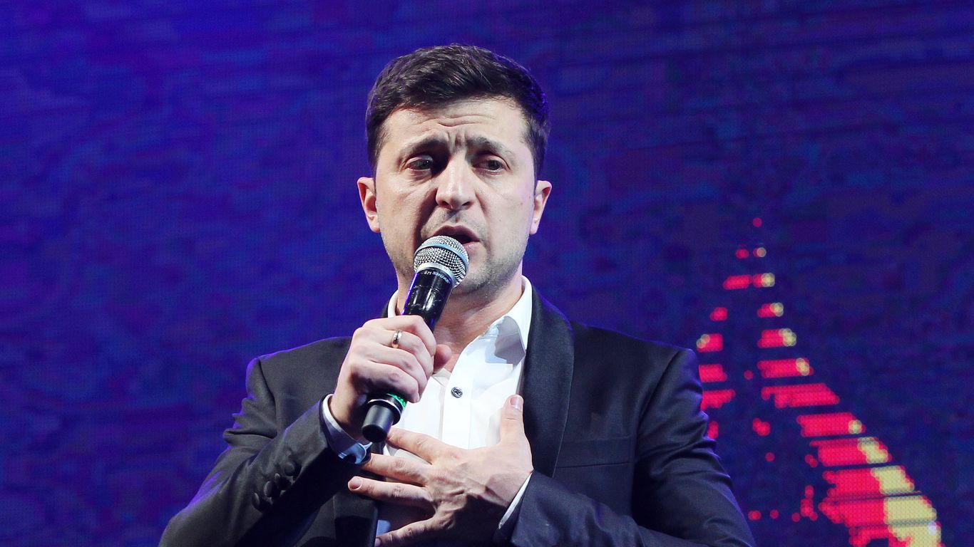 Comedian Volodymyr Zelensky wins first round of Ukrainian elections