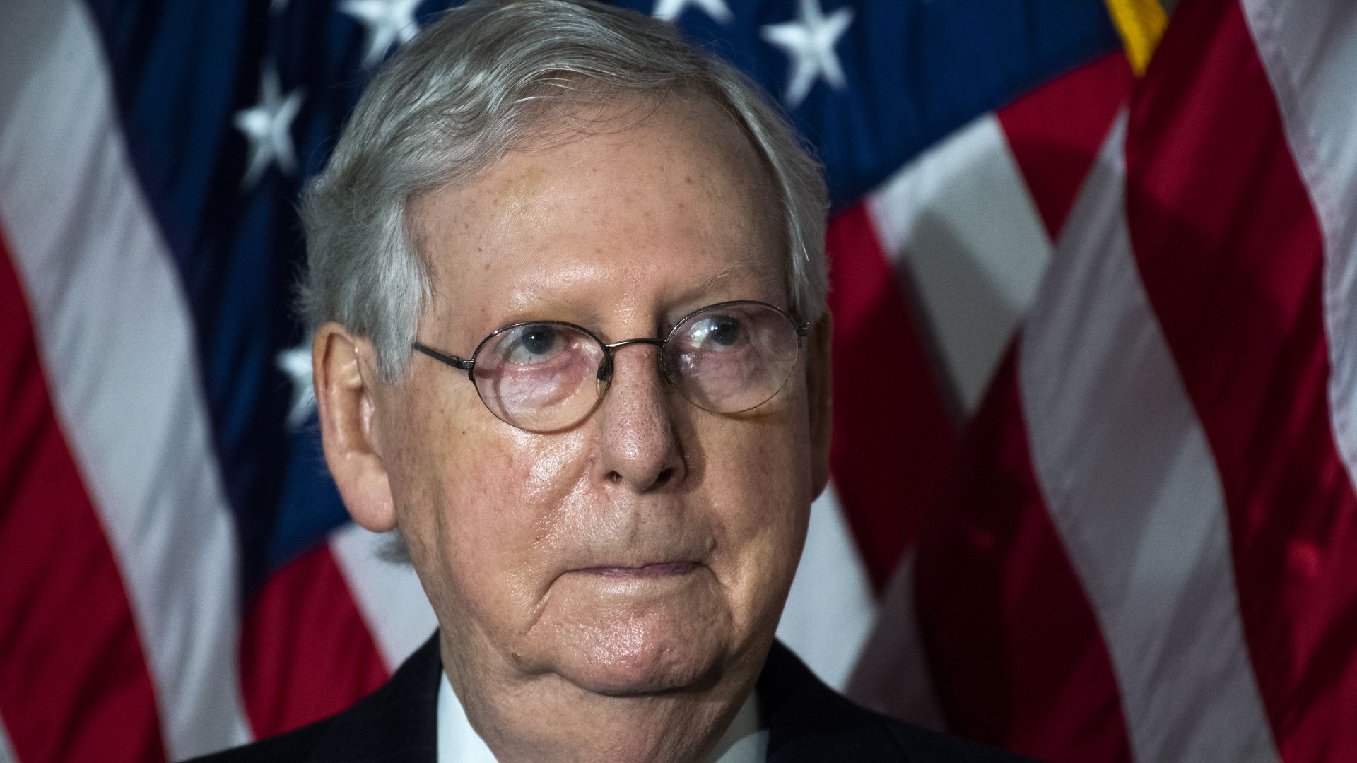 Senate Majority Leader Mitch McConnell, R-Ky., conducts a news conference after the Senate Republican Policy luncheon in Hart Building on Tuesday, November 10