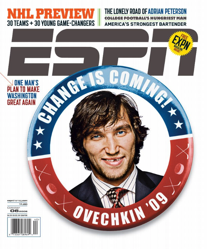 ESPN Mag cover, 2008