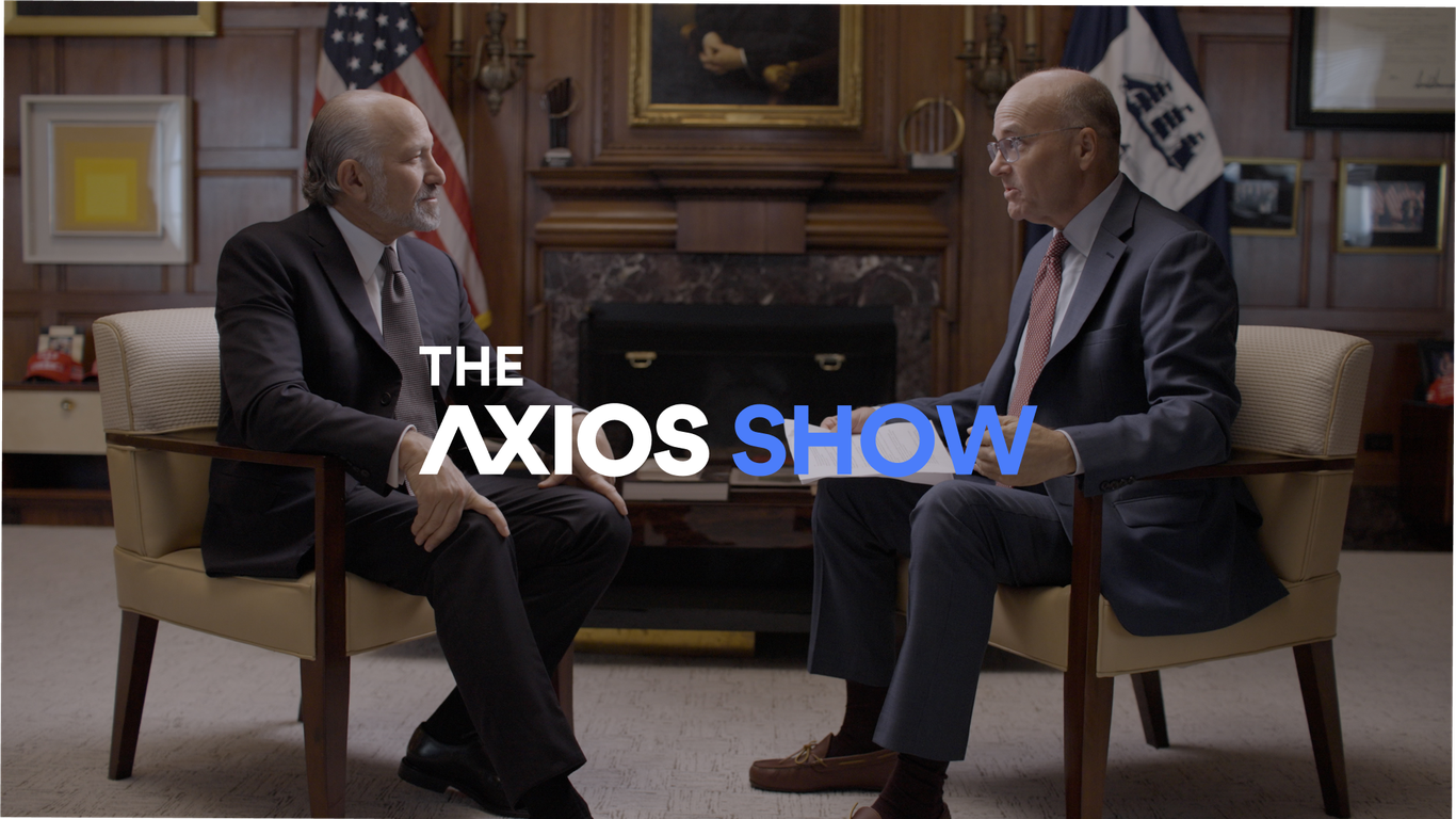 WATCH: The premiere of The Axios Show featuring Howard Lutnick