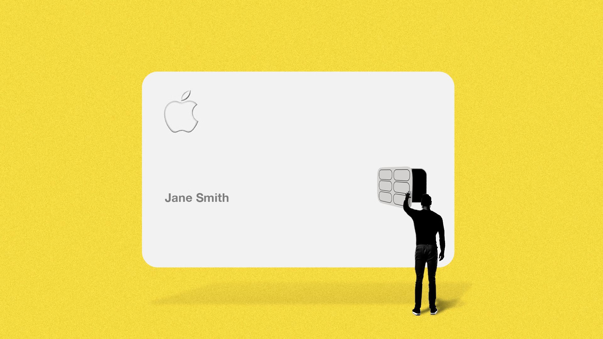 A illustration of the Apple Card.