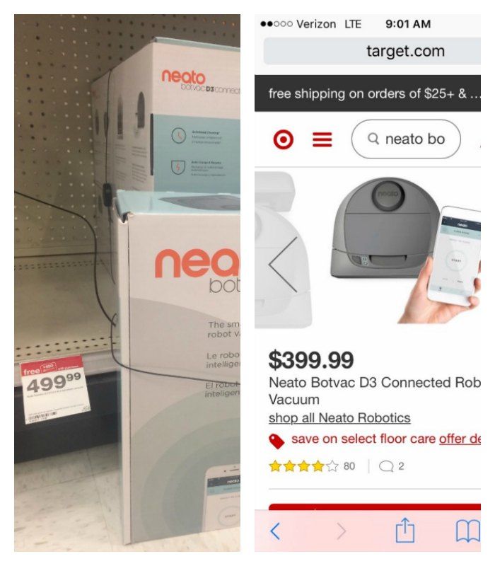 target price comparison