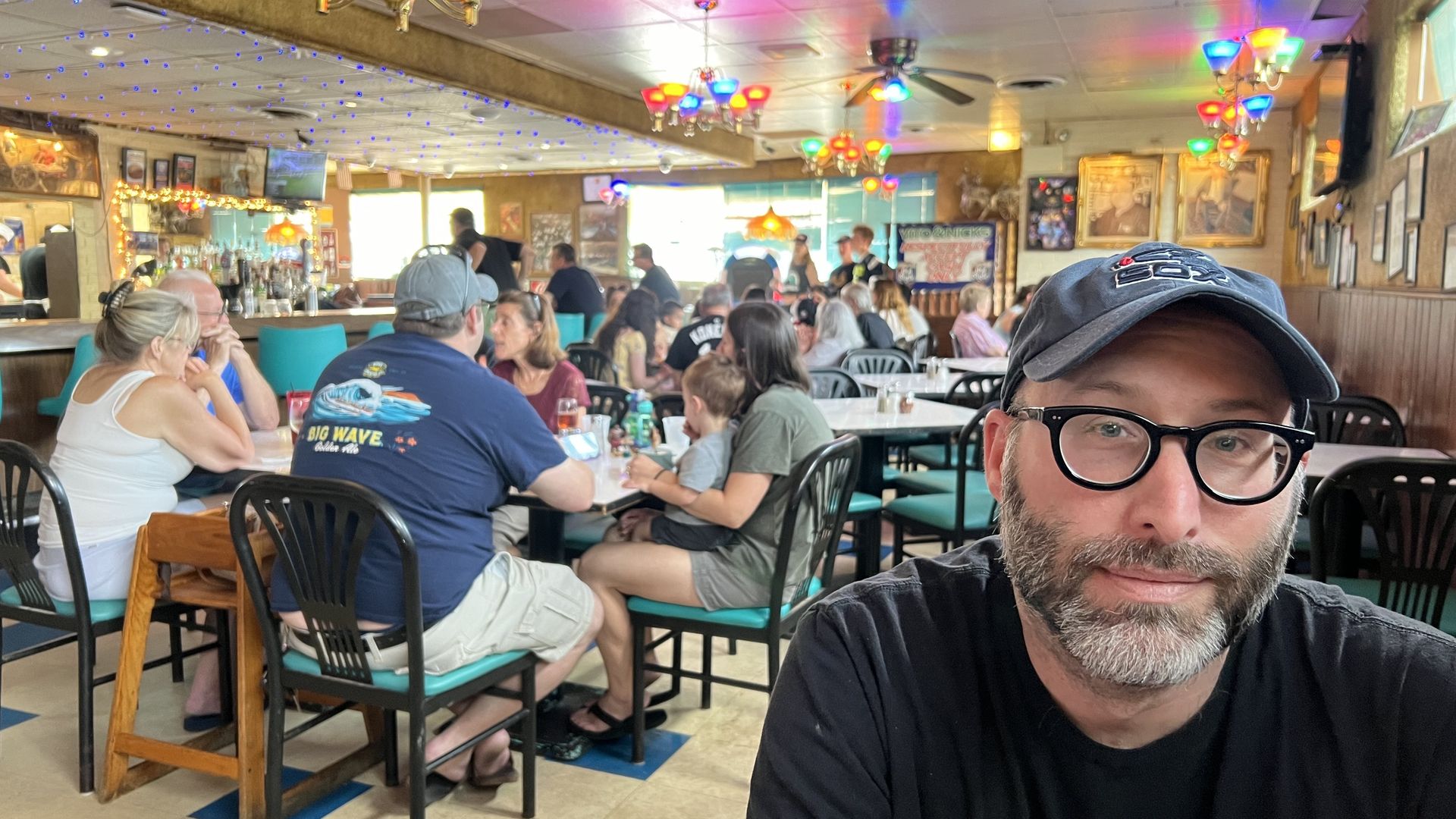 Photo of man in a restaurant 