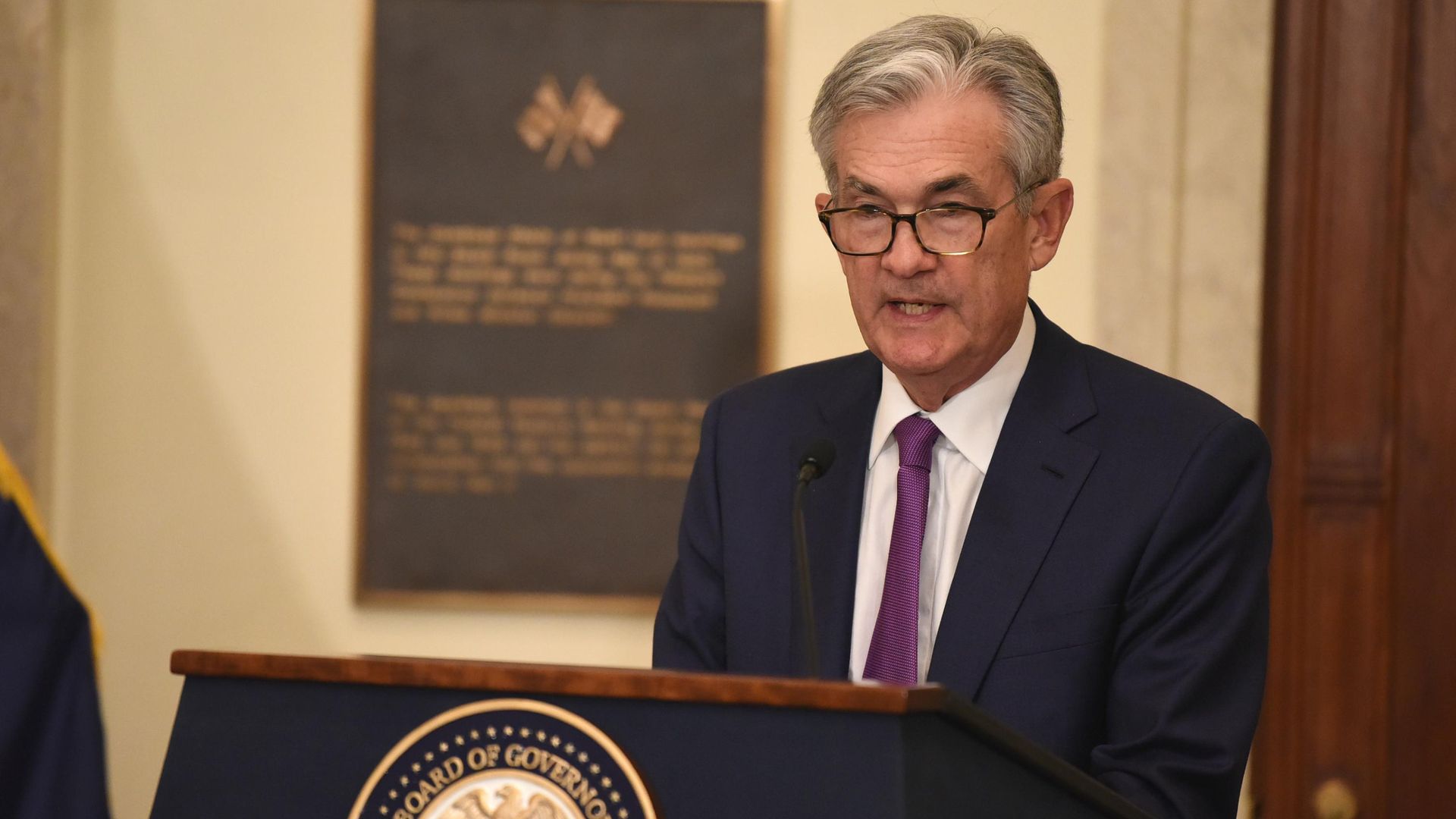 Fed chairman Jerome Powell.