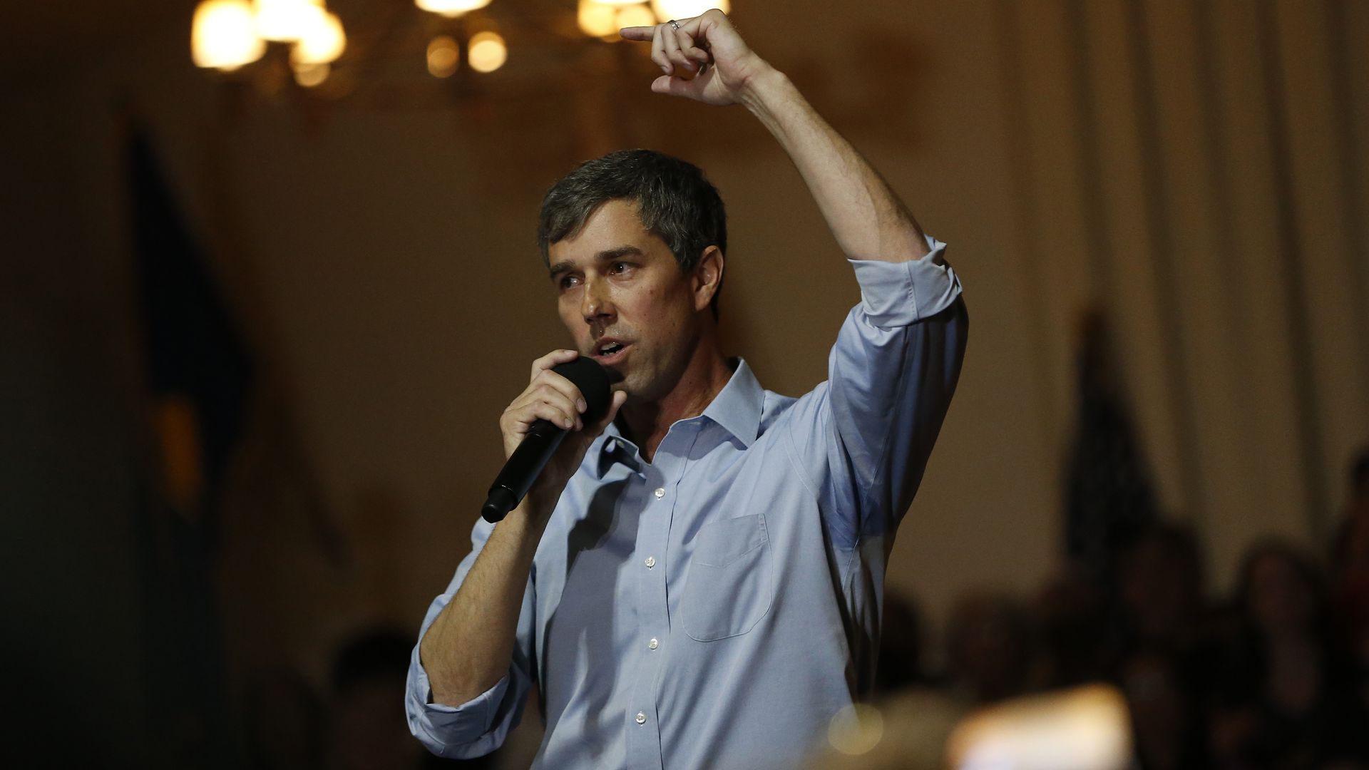 Democratic presidential candidate and former U.S. Rep. Beto O'Rourke (D-TX) speaks at a campaign town hall at the Irish Cultural Center on April 28, 2019 in San Francisco, California. 