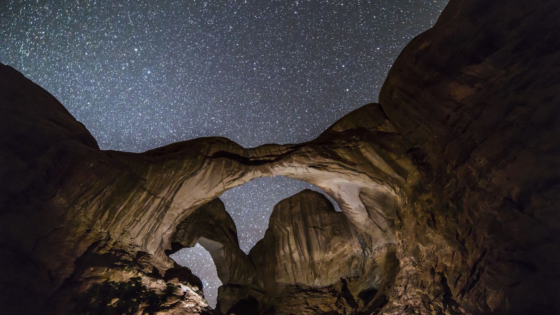Stars above Double Arch in Arches National Park. Photo: Alan Dyer, VW PICS/Universal Images Group via Getty Images