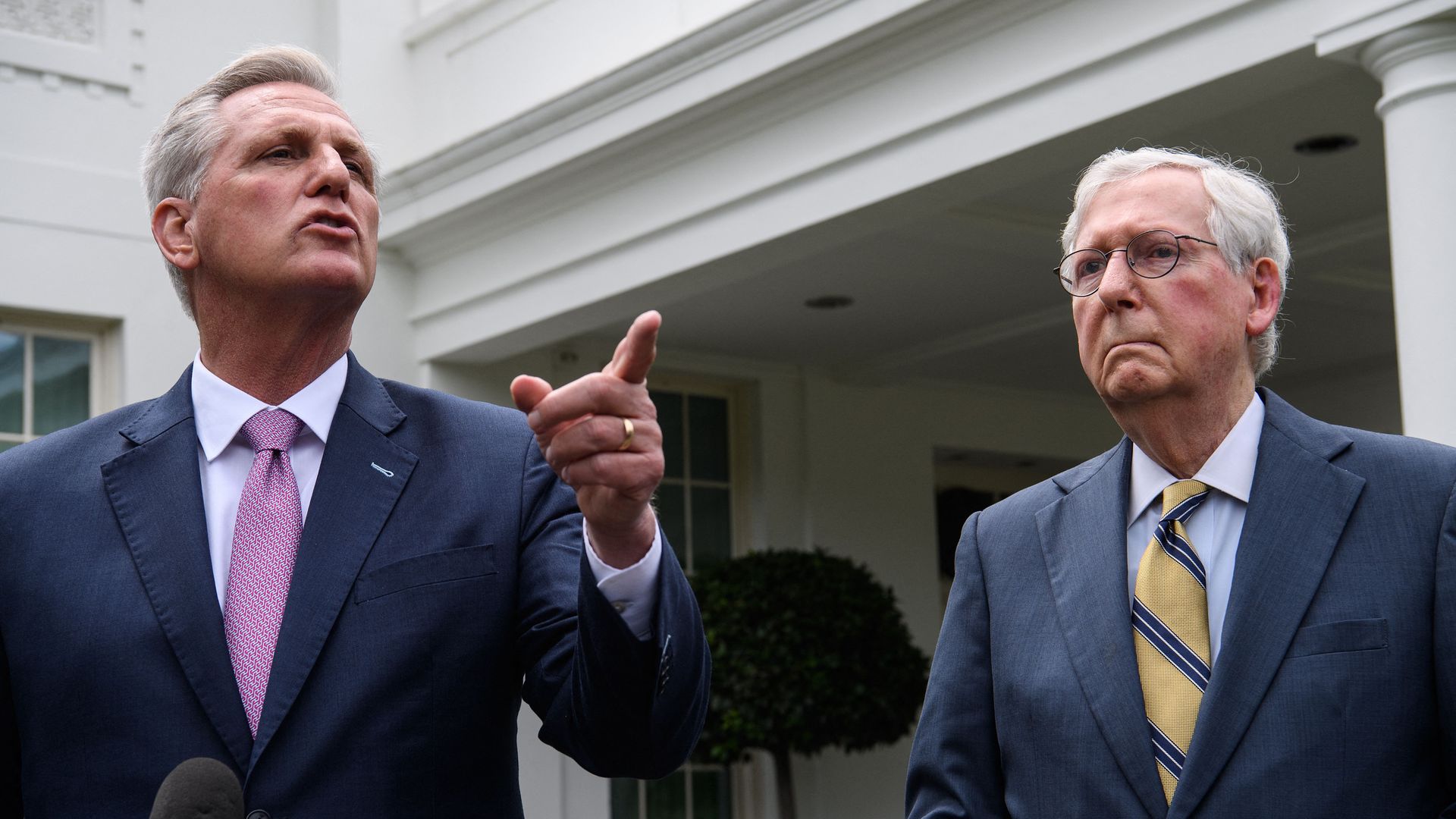 Kevin McCarthy and Mitch McConnell