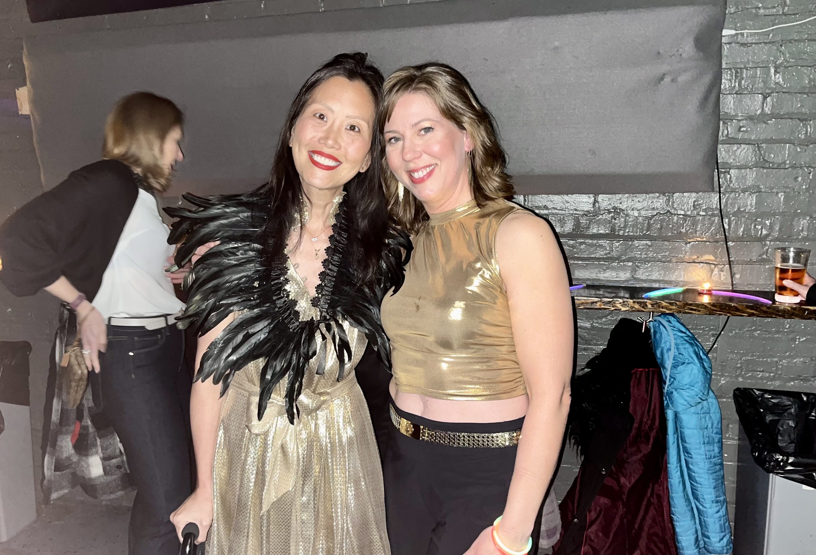 women in a dance club