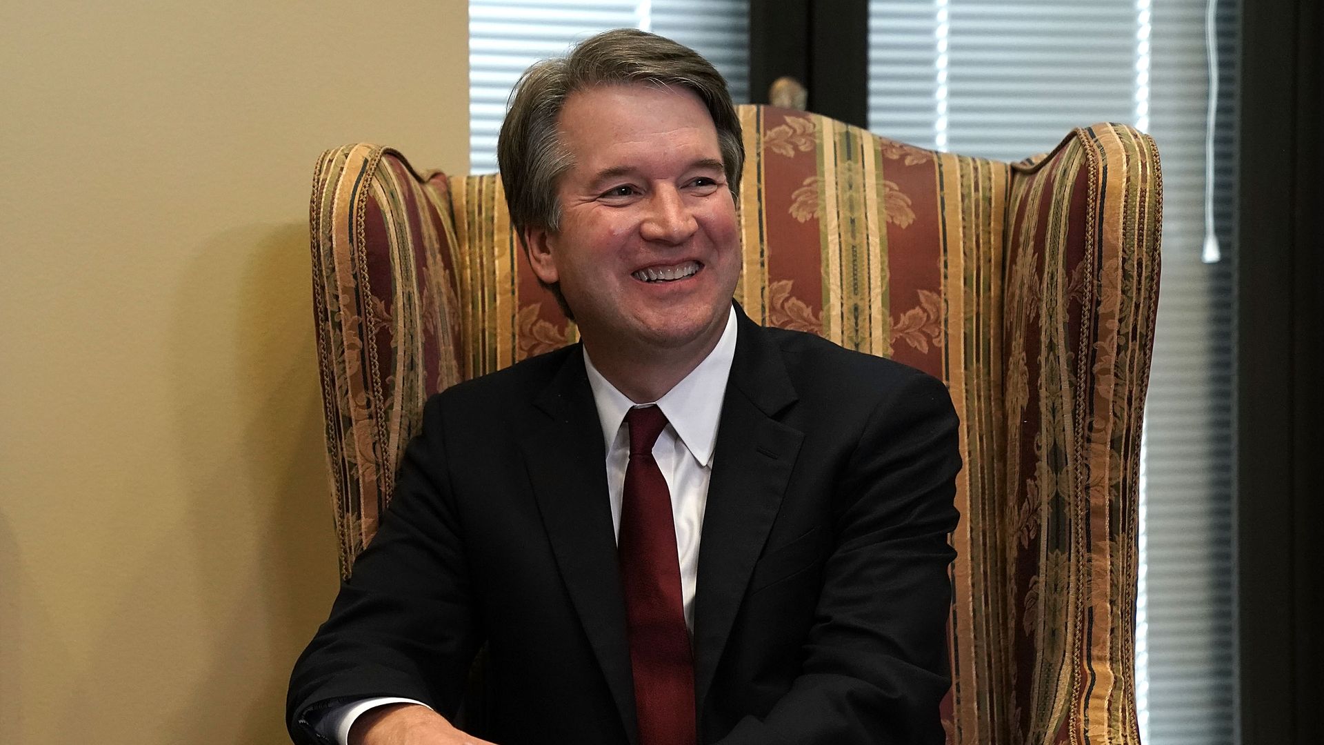 Brett Kavanaugh in a meeting