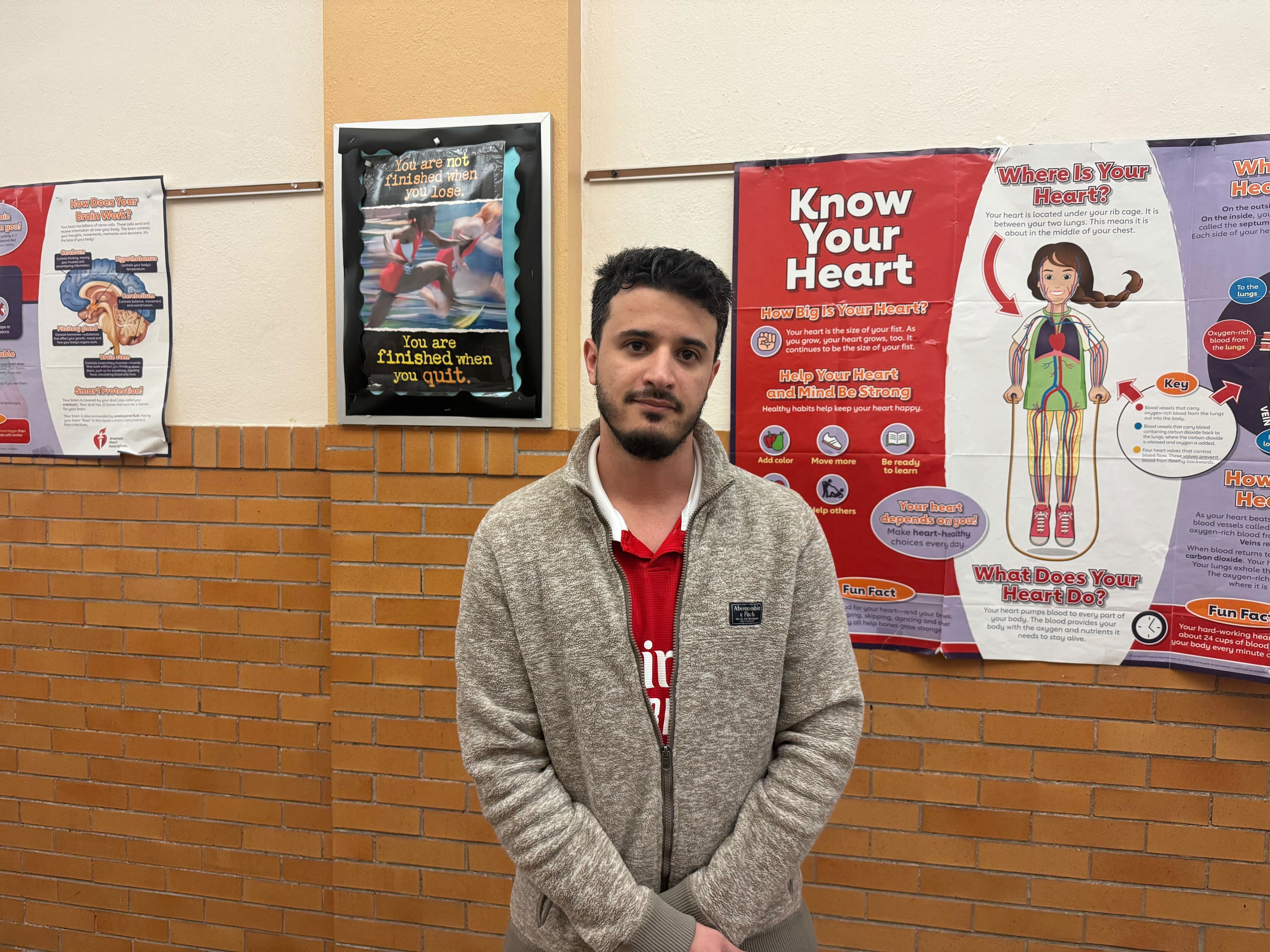 Dearborn resident Moneeb Elhady voted in Michigan's presidential primary on Feb. 27, 2024