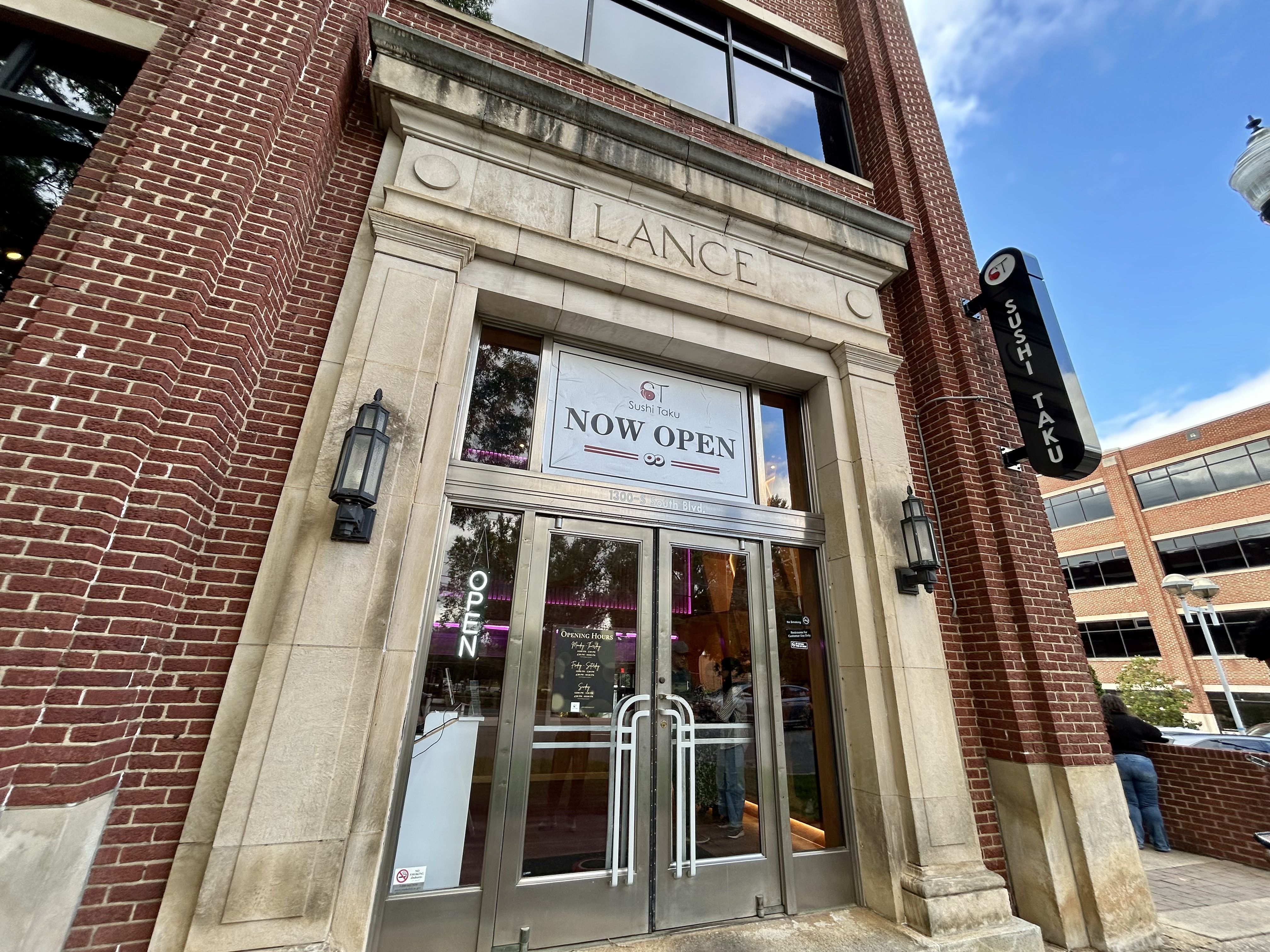 New sushi restaurant Sushi Taku South End