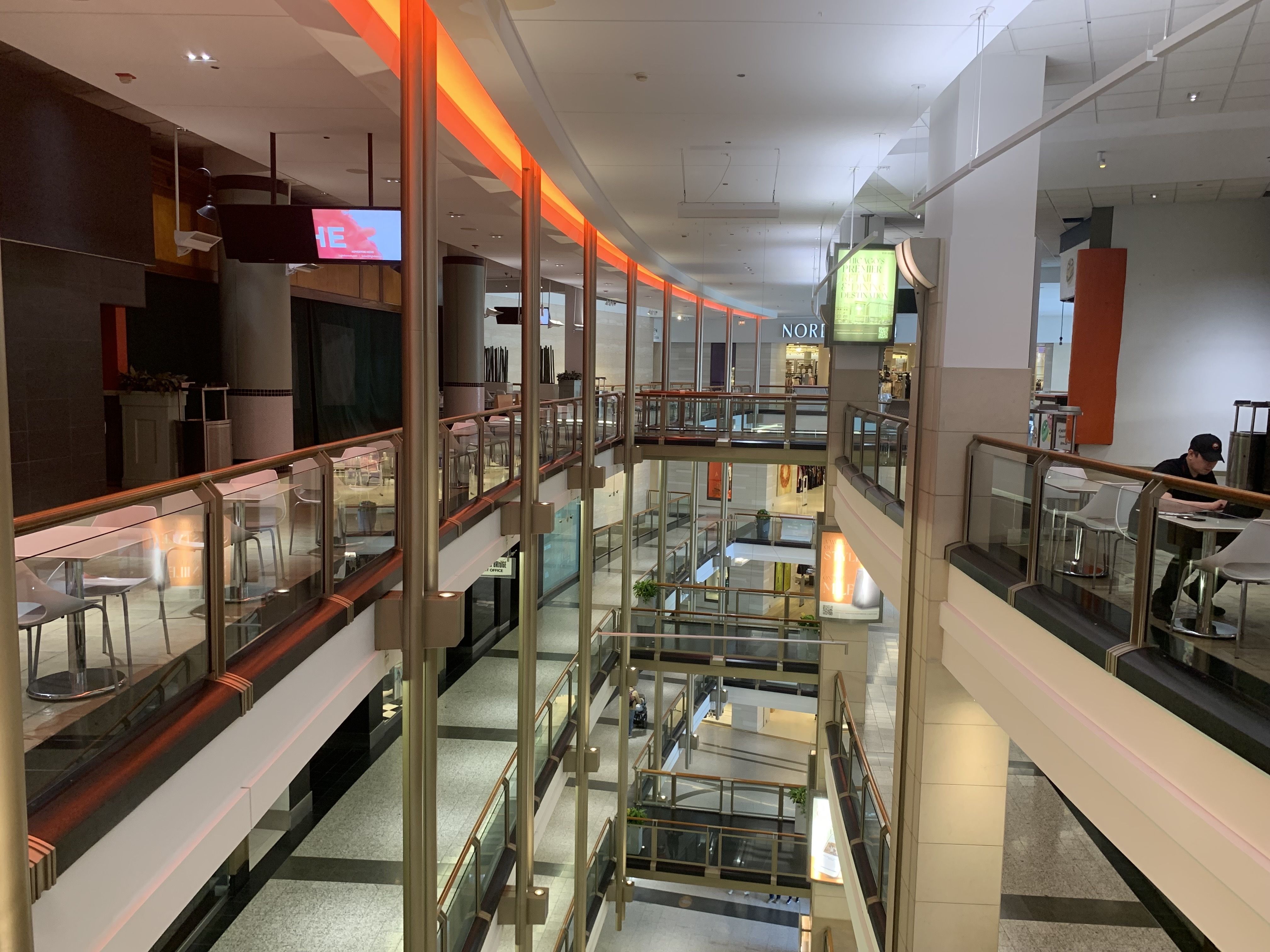 Photo of the inside of a mall 