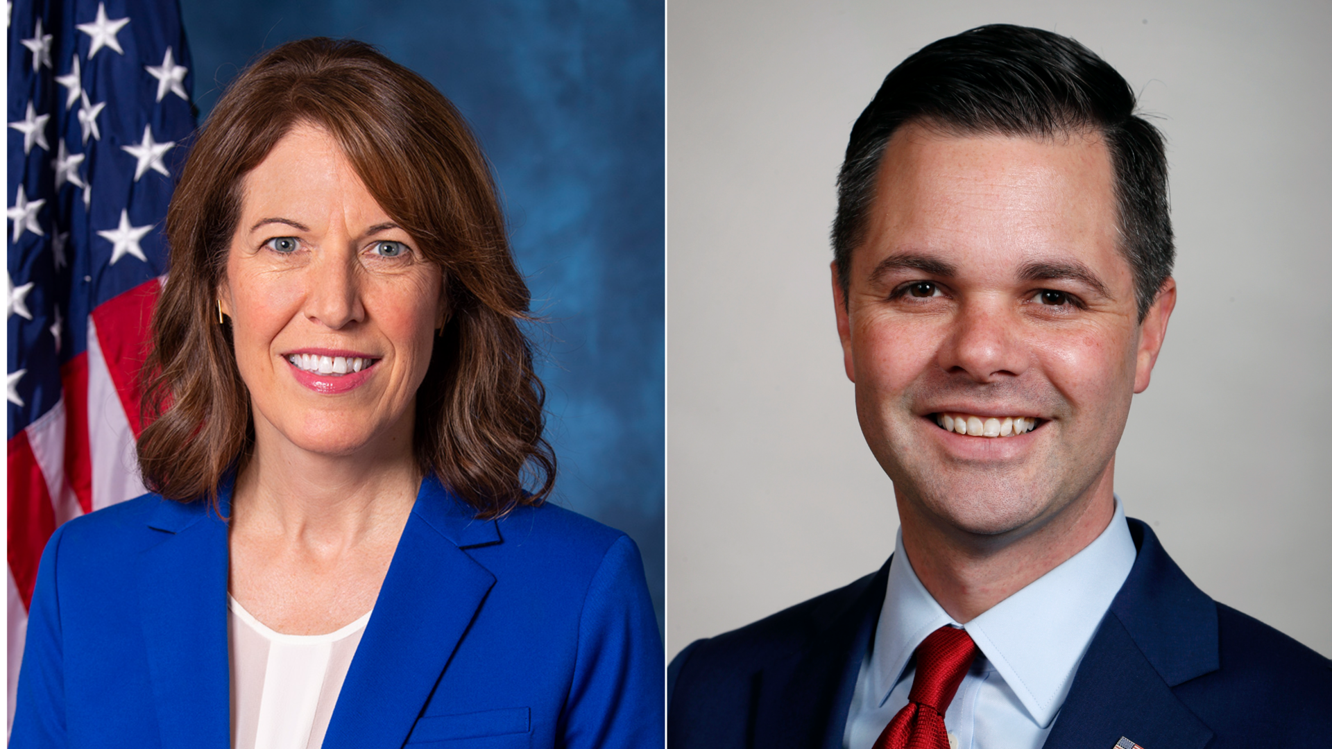 Cindy Axne and Zach Nunn