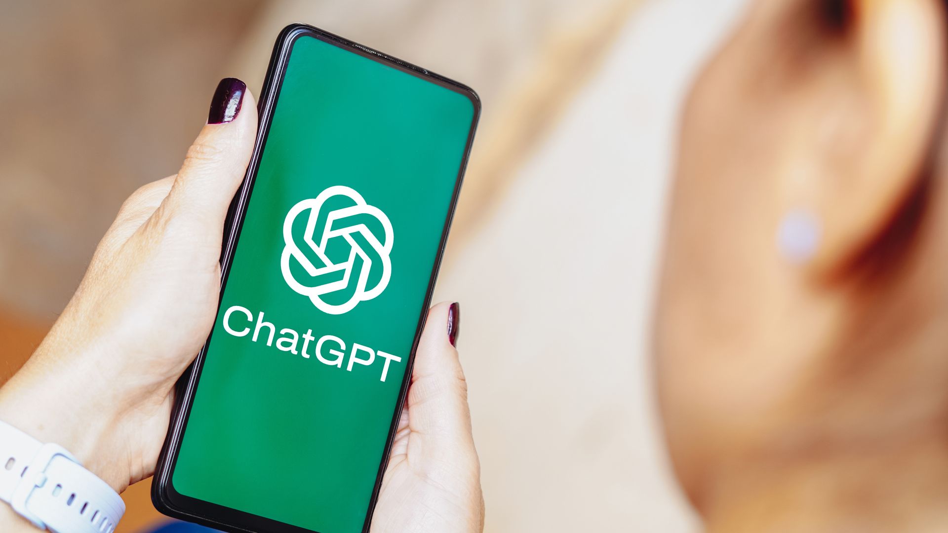 ChatGPT seen on a smartphone