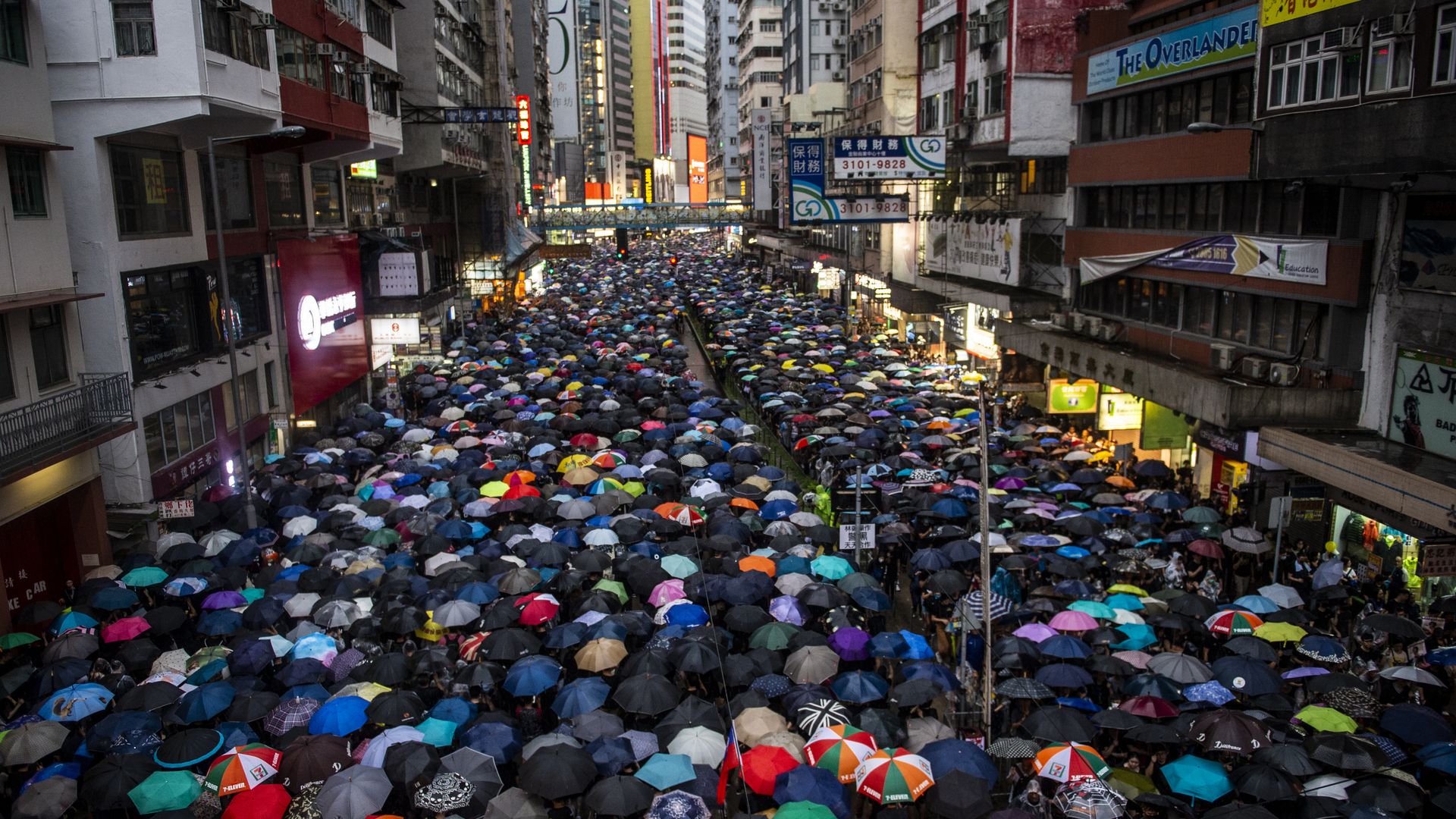Hong kong protestors
