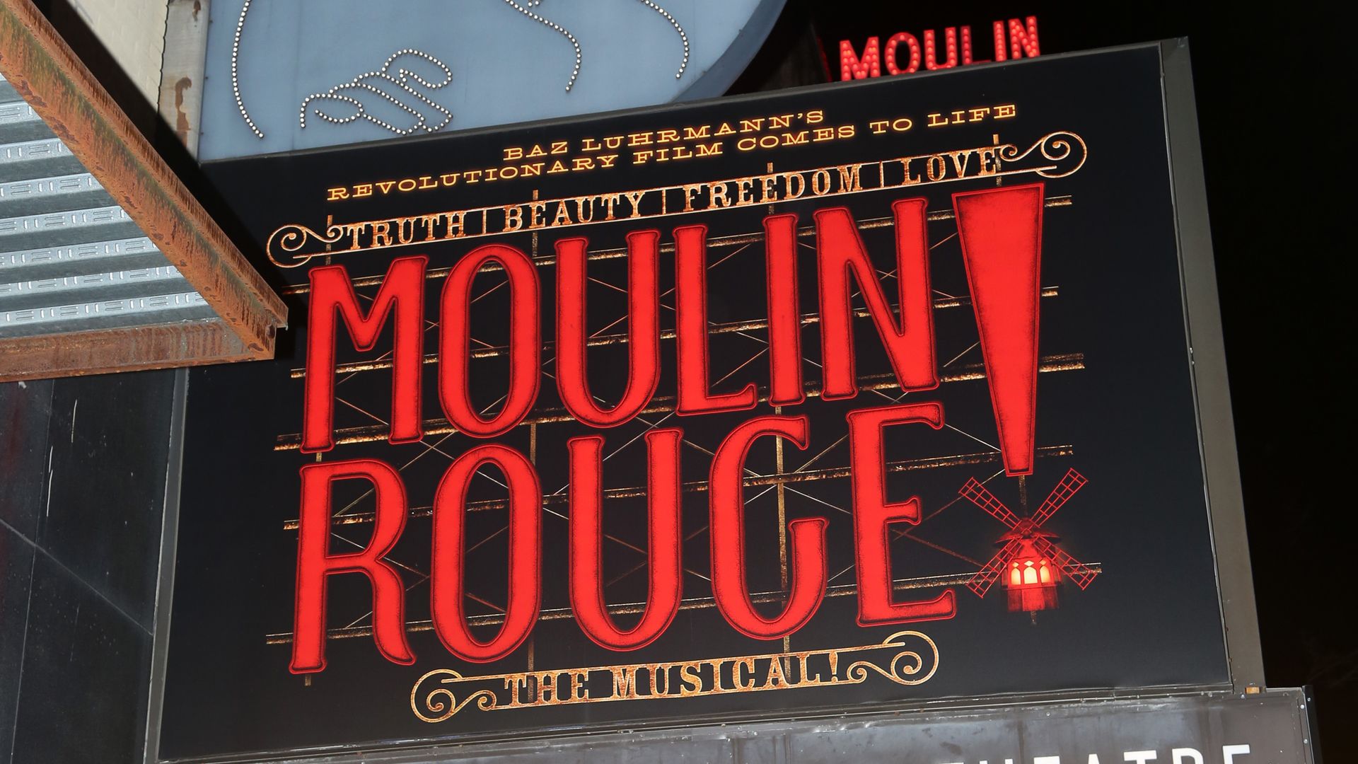 A marque for the Moulin Rouge musical
