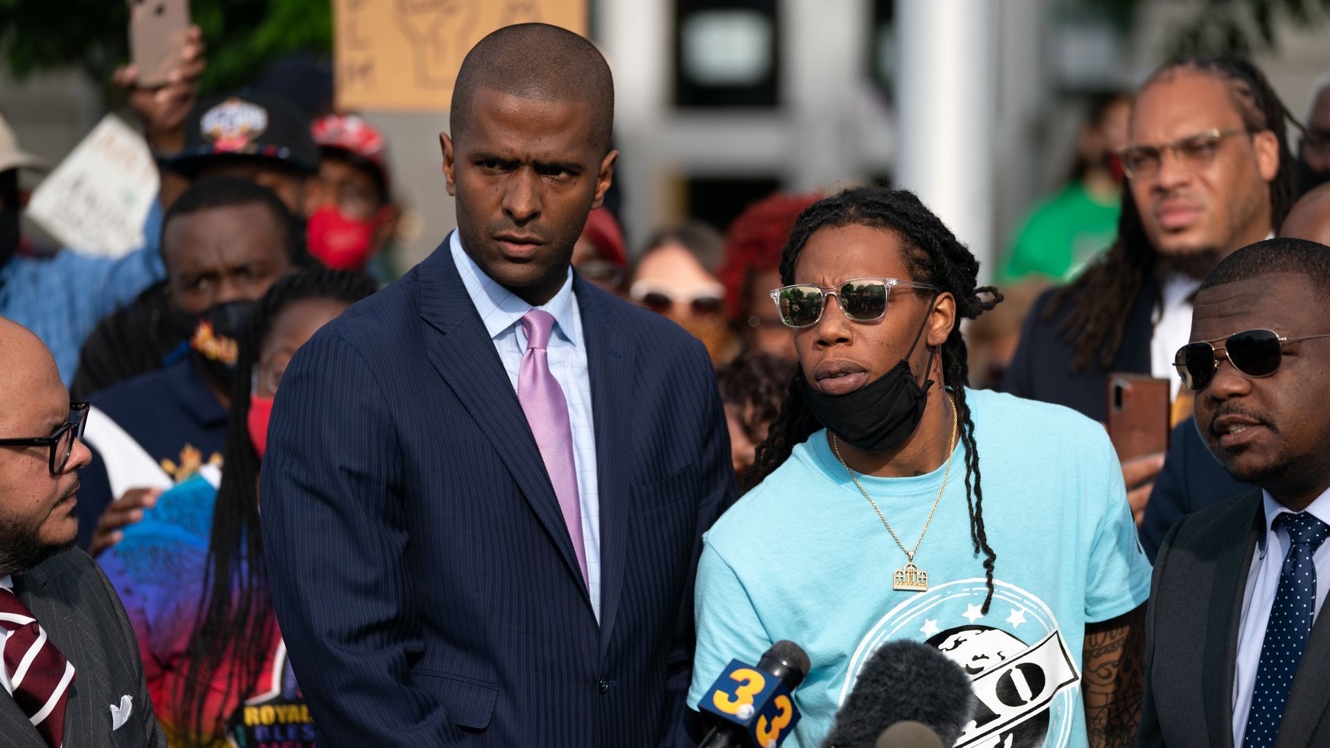 The family of Andrew Brown Jr. 