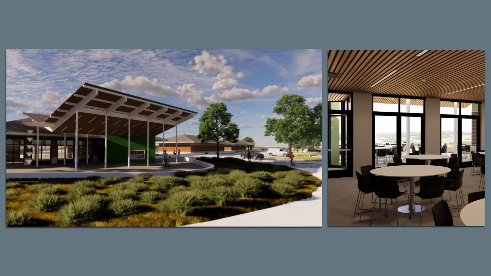 An illustration of Clive's special events building.