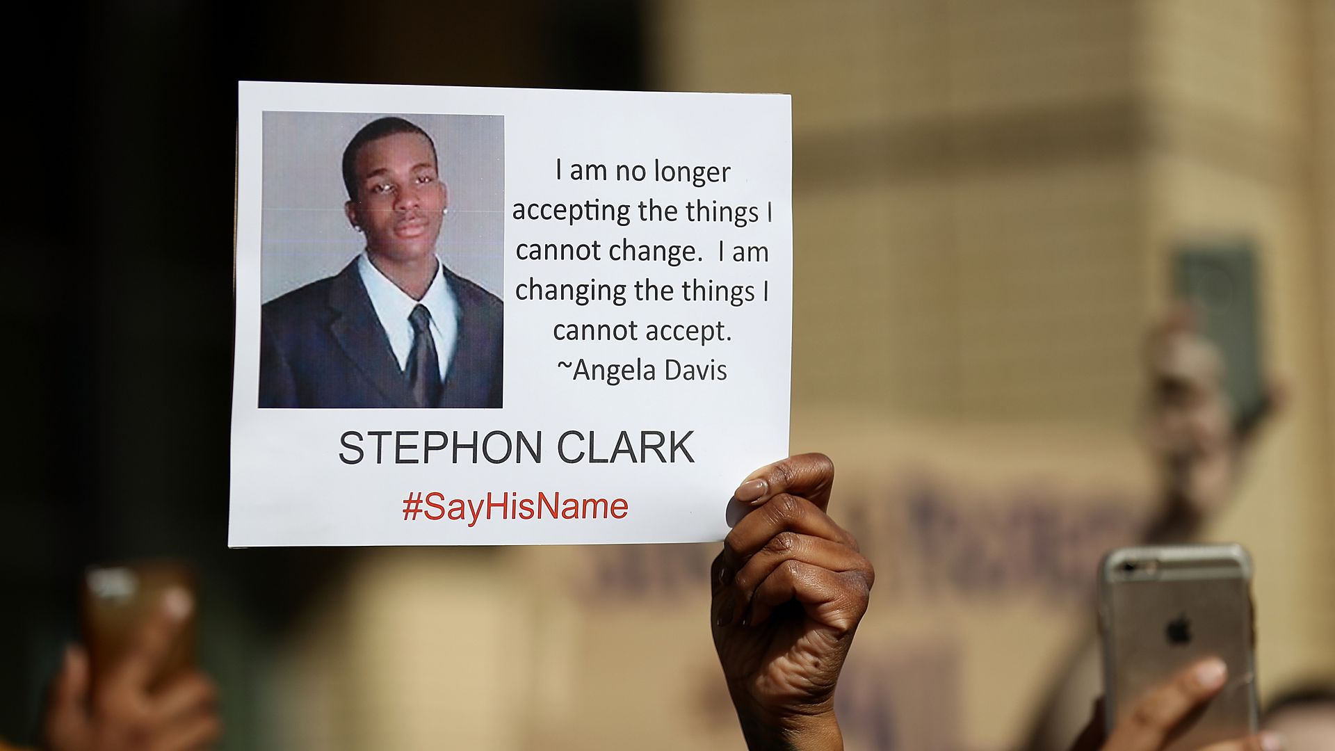 The family of Stephon Clark have spoken out over a decision not to prosecute the Sacramento police officers who fatally shot him.
