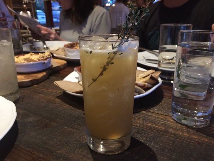 kid cashew thyme cocktail