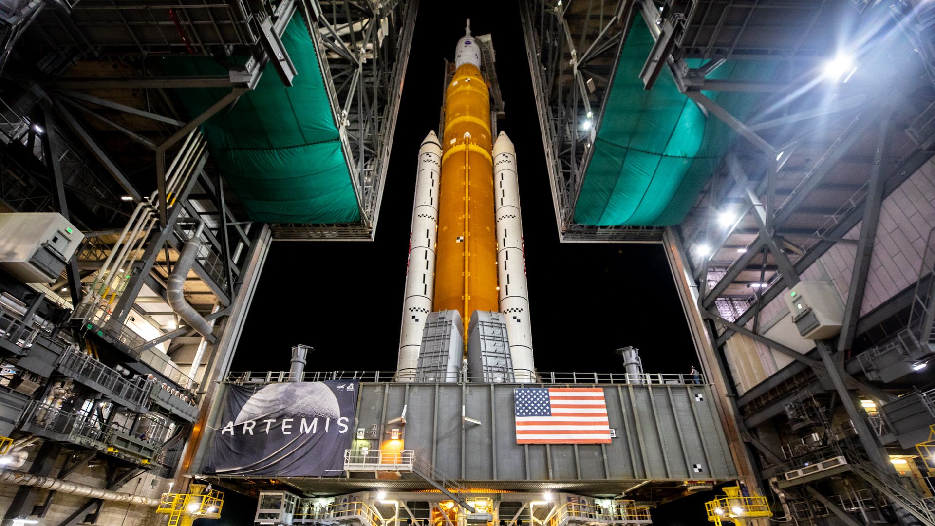 The Artemis I rocket