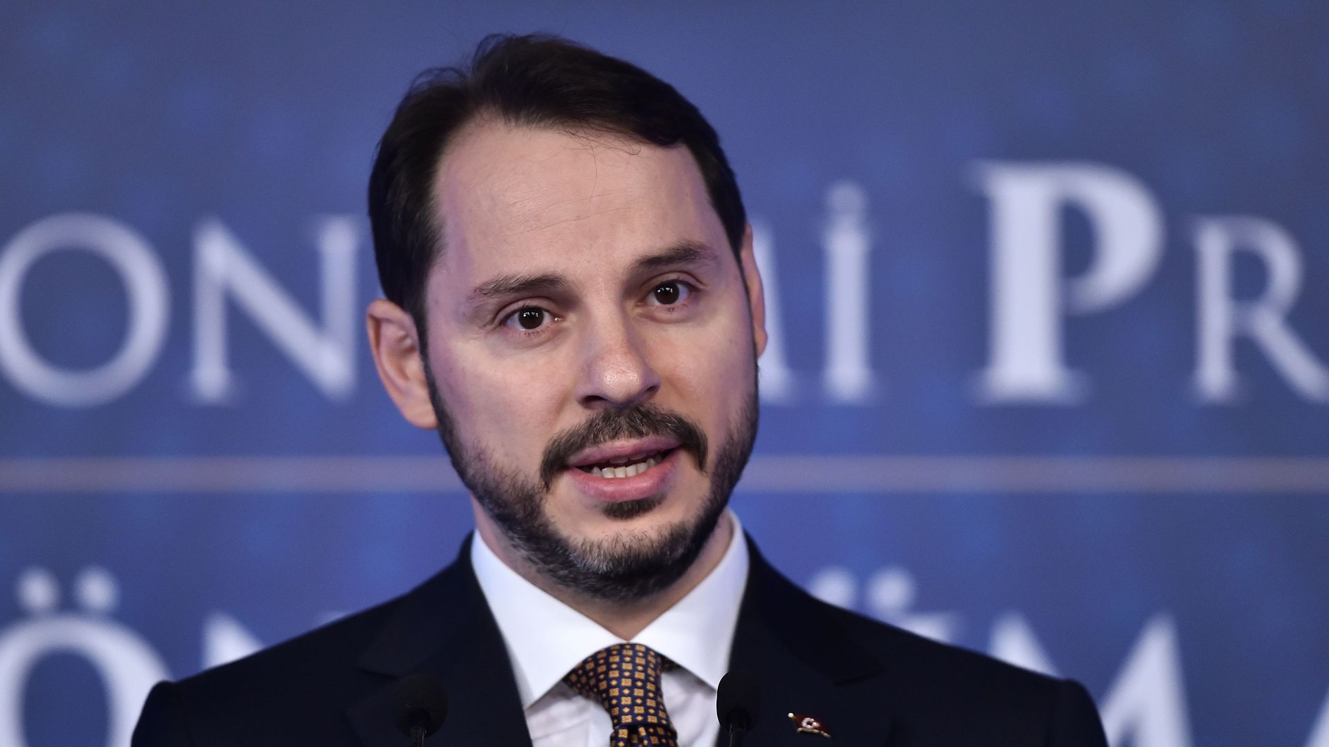 Turkish Finance Minister Berat Albayrak