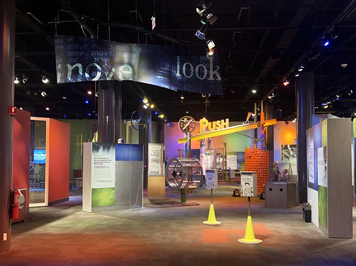 Discovery Place Science sleepover activity area