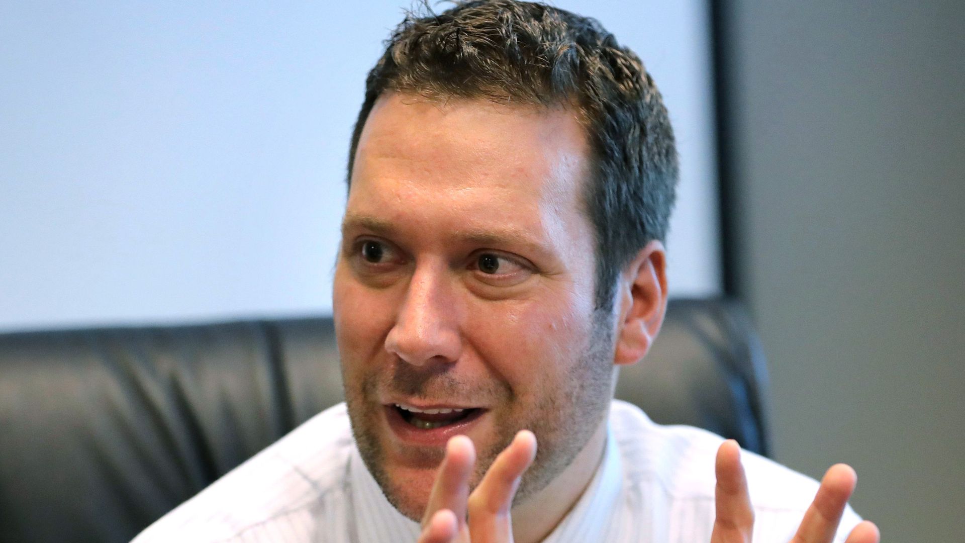 Former Seminole County tax collector Joel Greenberg speaking in Orlando in 2019.